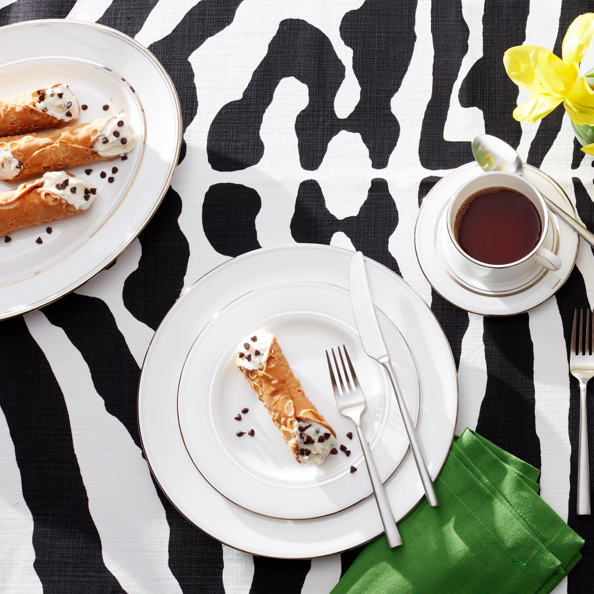 Alternative view of Library Lane Navy Saucer