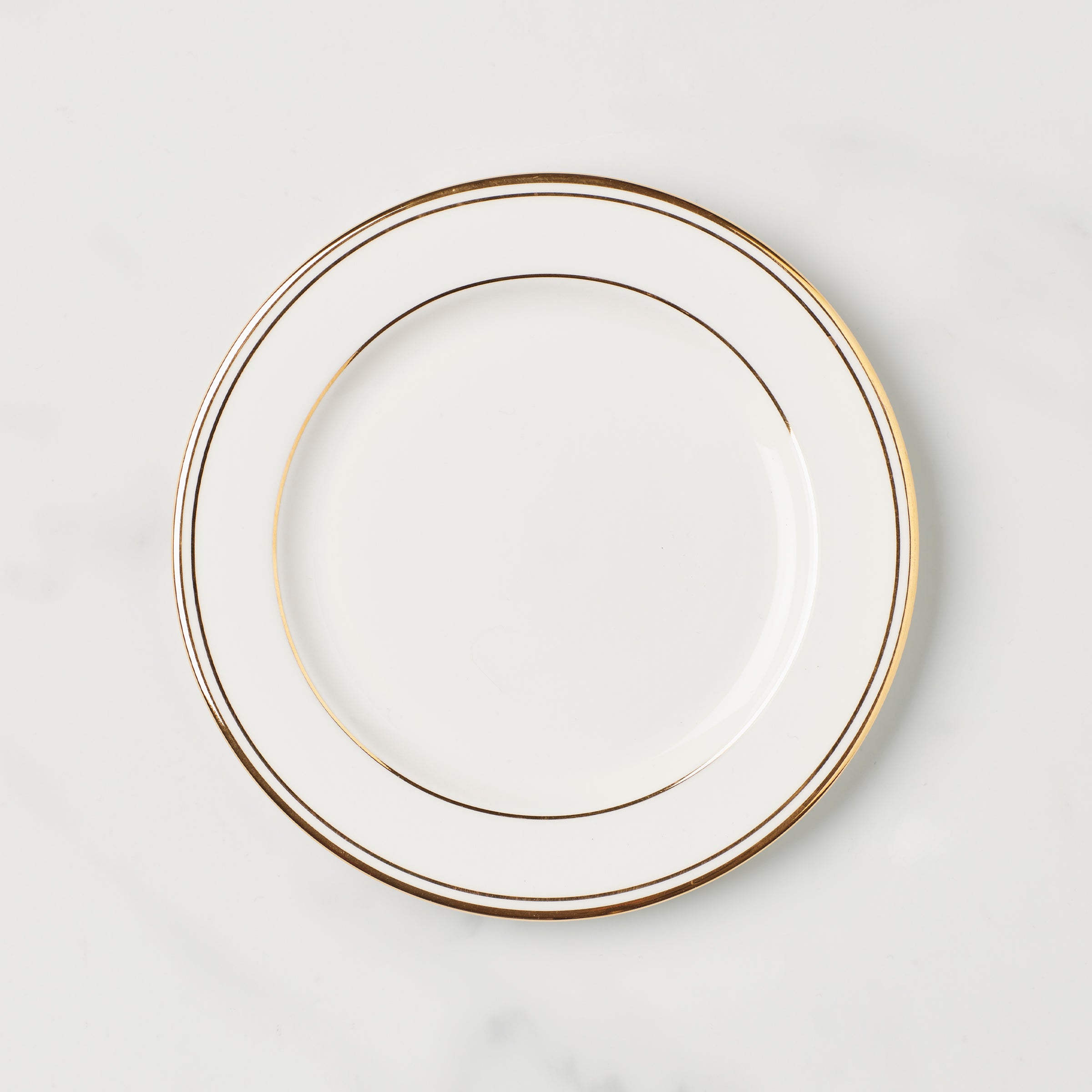 Federal Gold Bread Plate