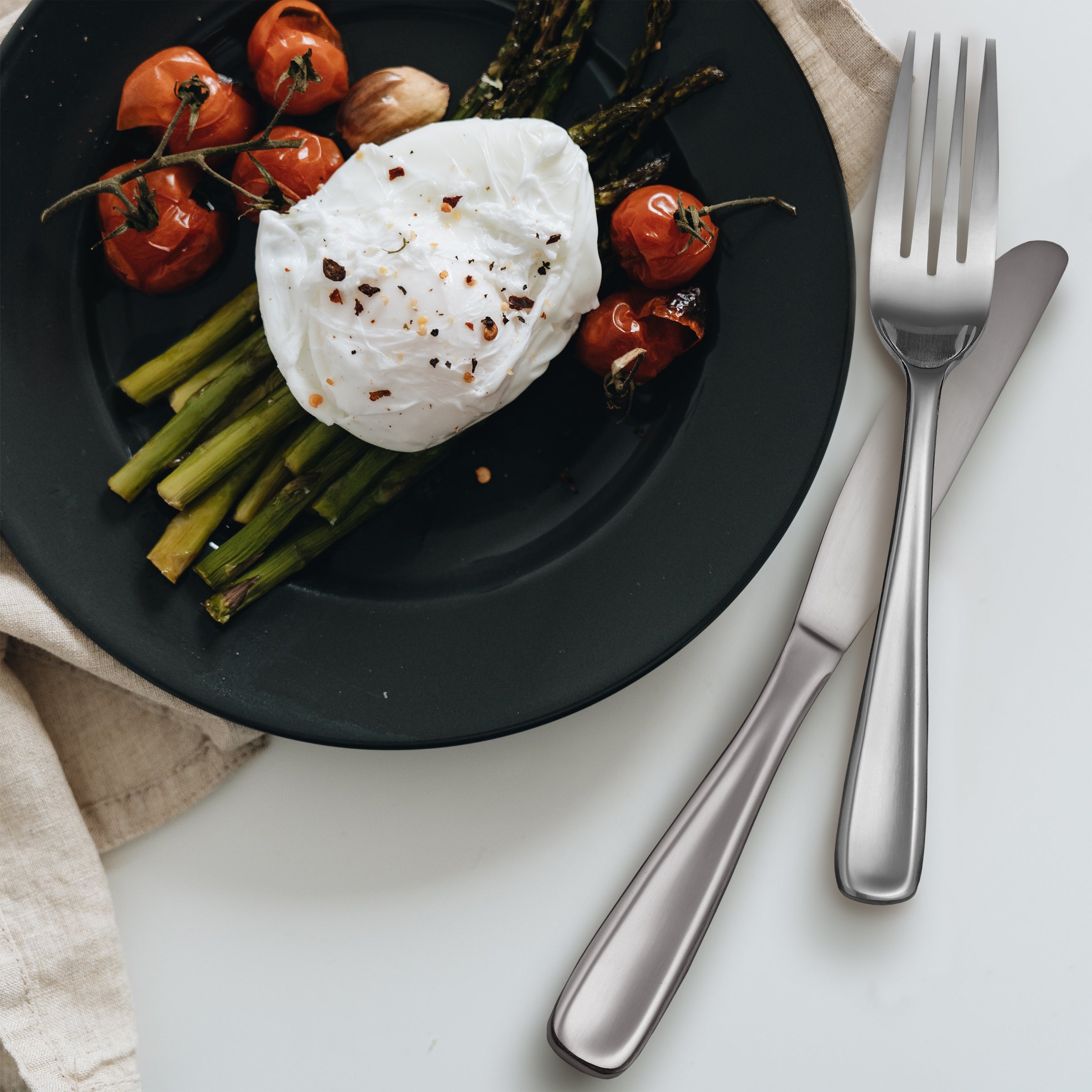 Alternative view of Justine Mirror 20 Piece Flatware Set