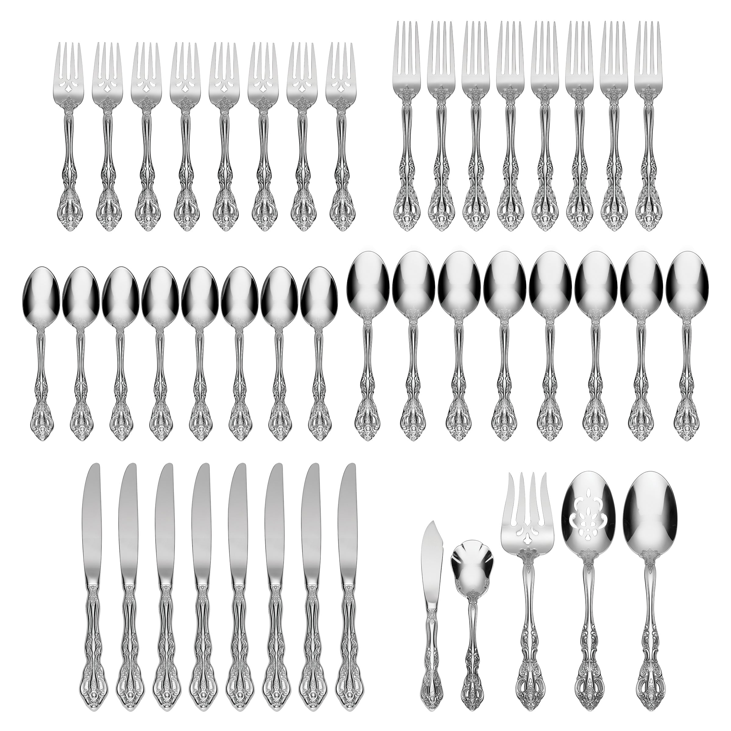 Alternative view of Michelangelo 45 Piece Flatware Set