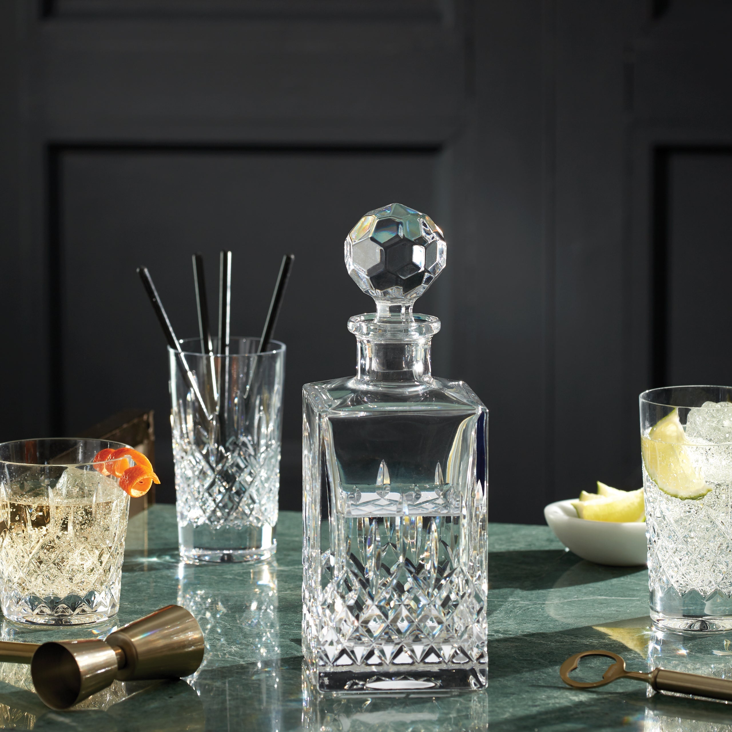 Alternative view of Hamilton Crystal Decanter