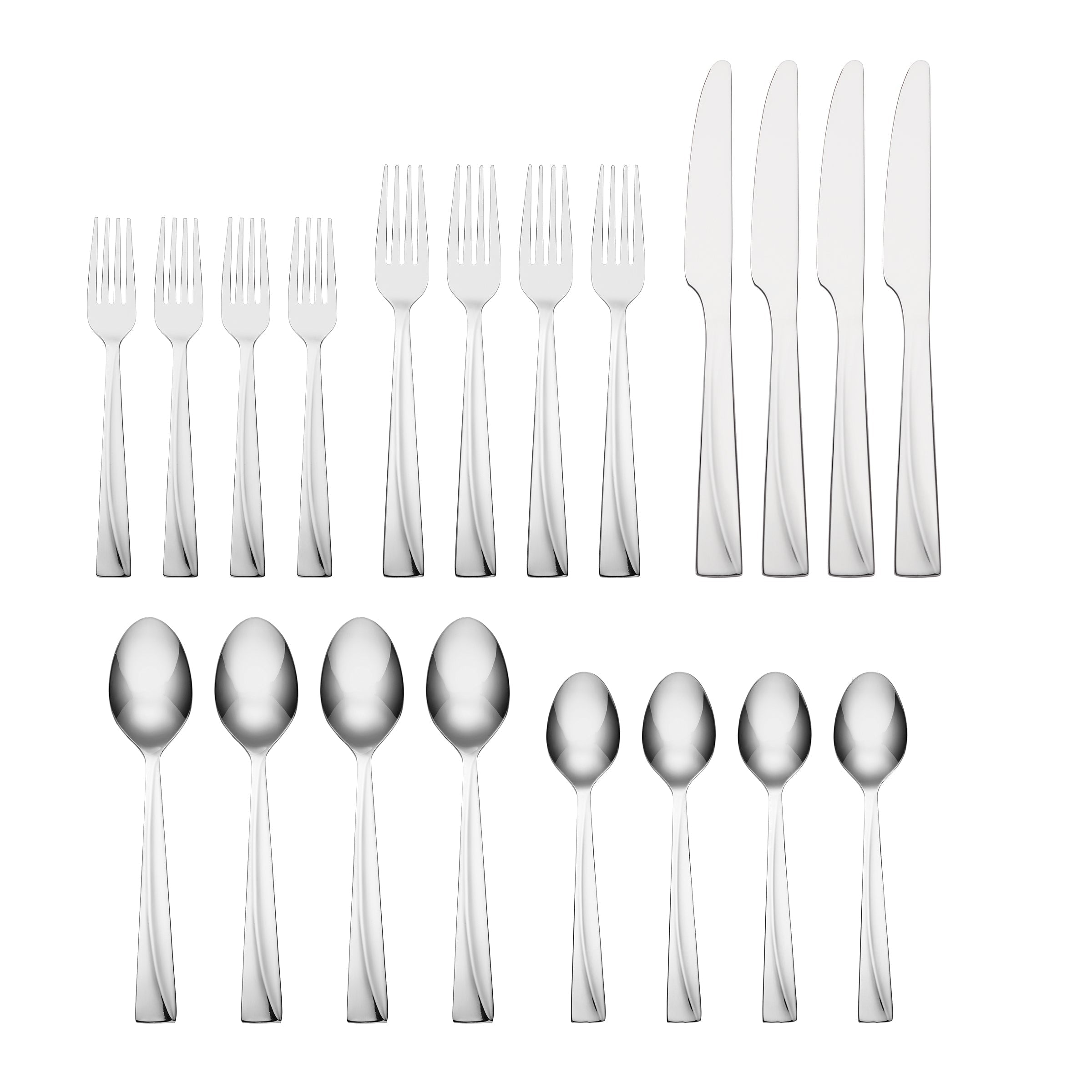Jasper Mirror 20 Piece Flatware Set