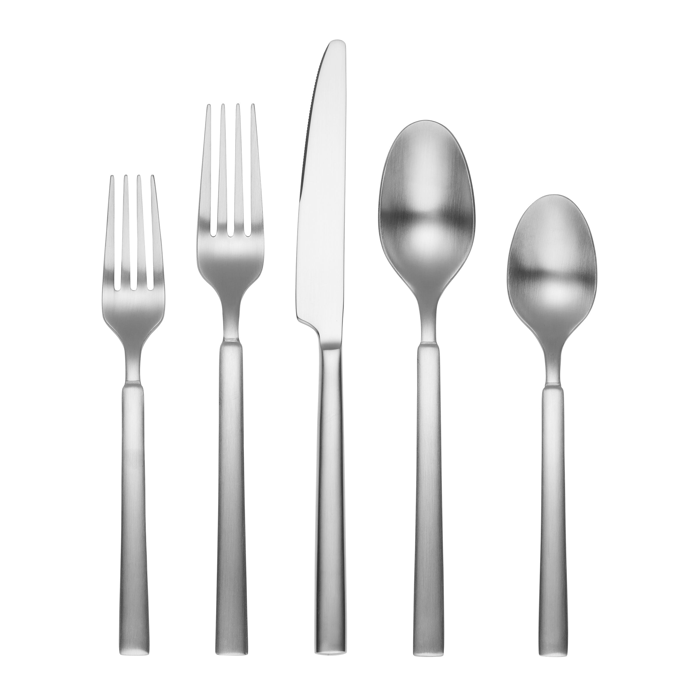 Gailann Satin 45 Piece Flatware Set with Caddy