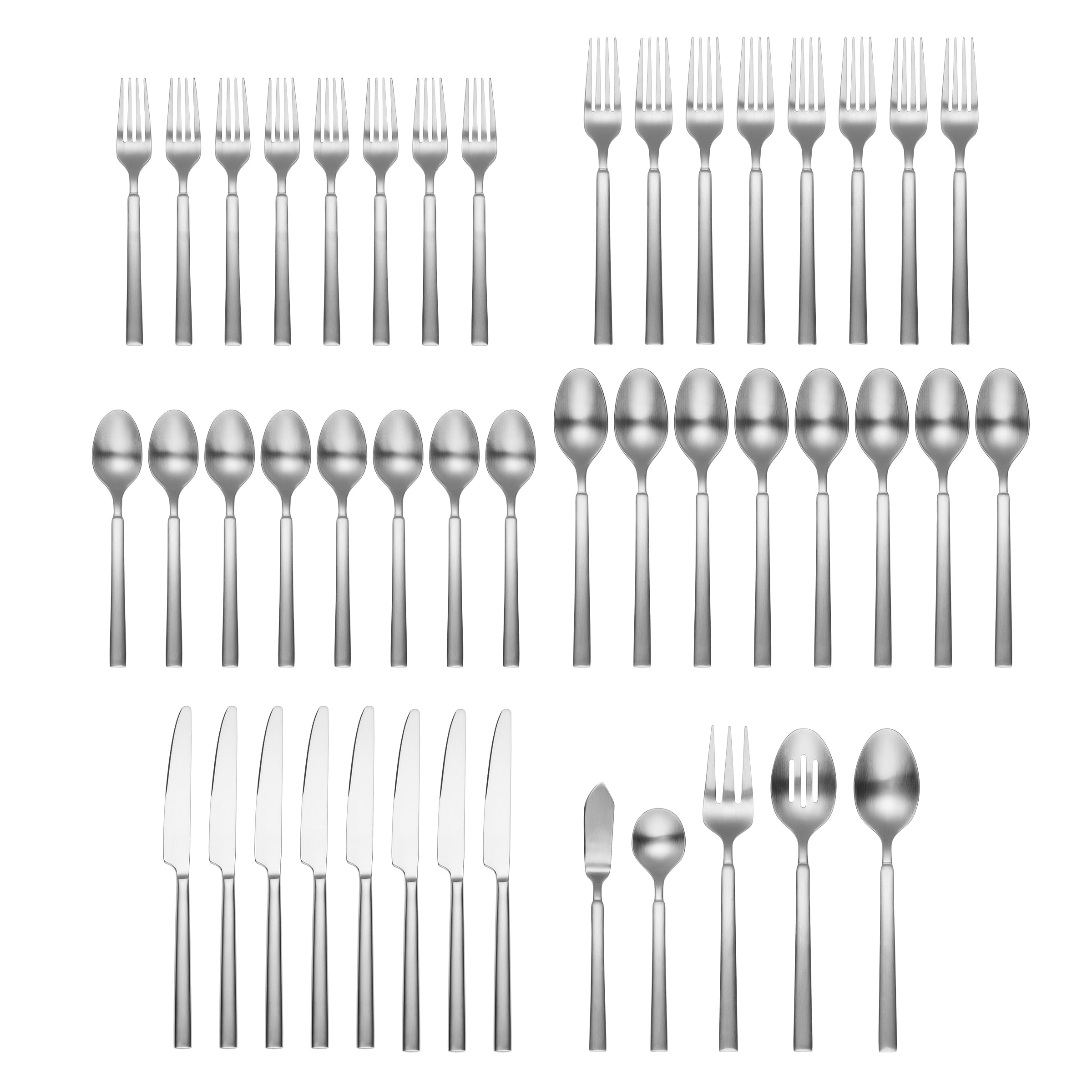 Alternative view of Gailann Satin 45 Piece Flatware Set with Caddy