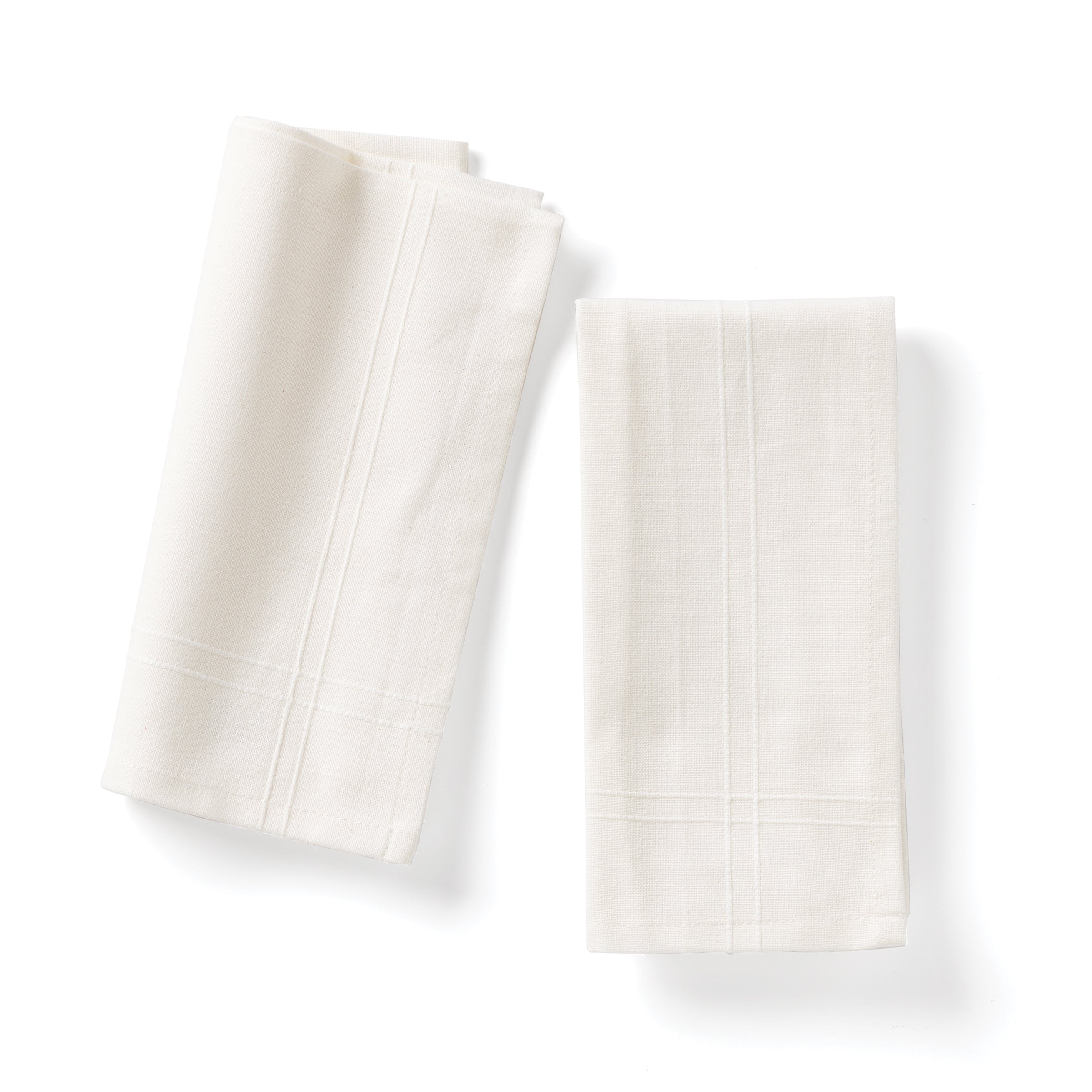 Essentials Ivory Dinner Napkins   Set Of 2