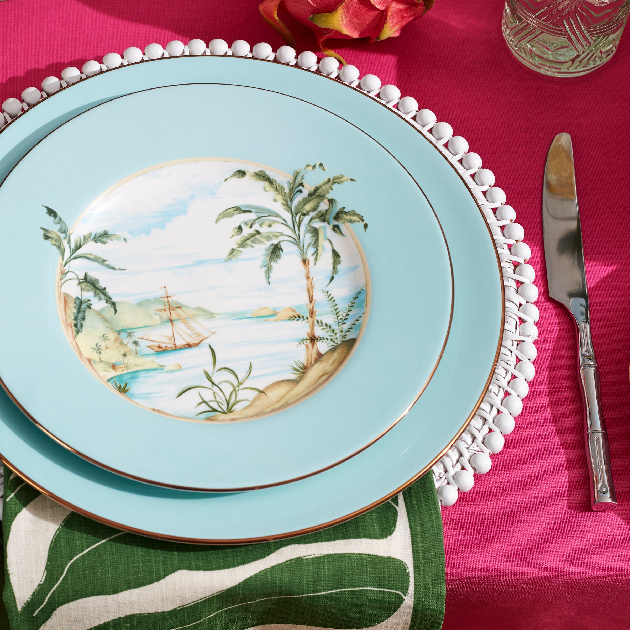 Alternative view of British Colonial Tradewind Accent Plate