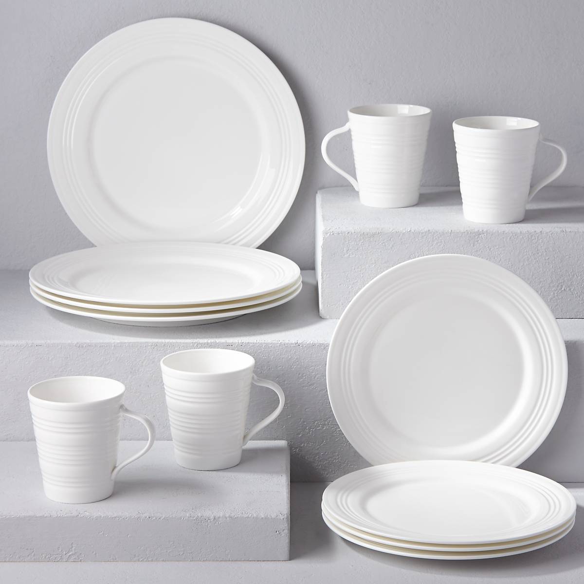 Tin Can Alley Four Degree 12 Piece Dinnerware Set