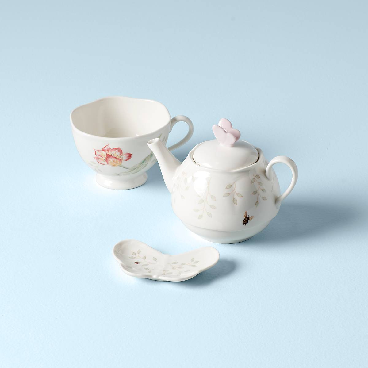 Alternative view of Butterfly Meadow 3 Piece Tea Set