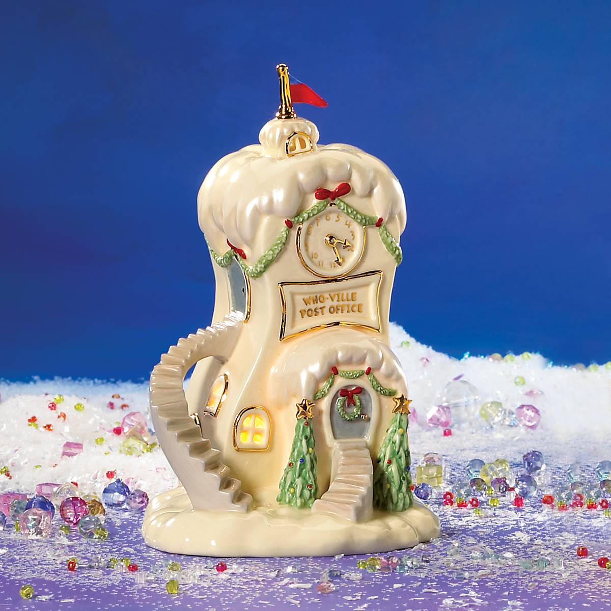 Who Ville Post Office Lit Figurine - Image 4