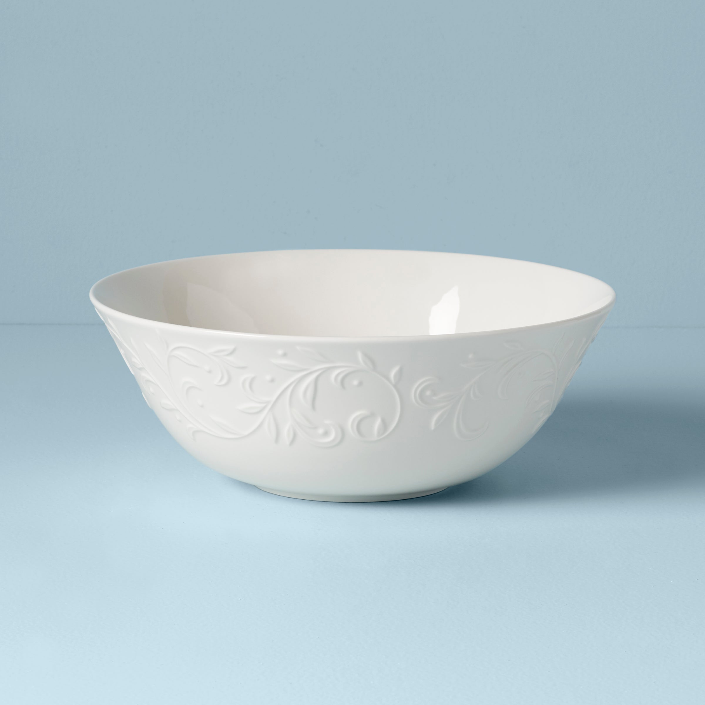 Opal Innocence Carved Serving Bowl