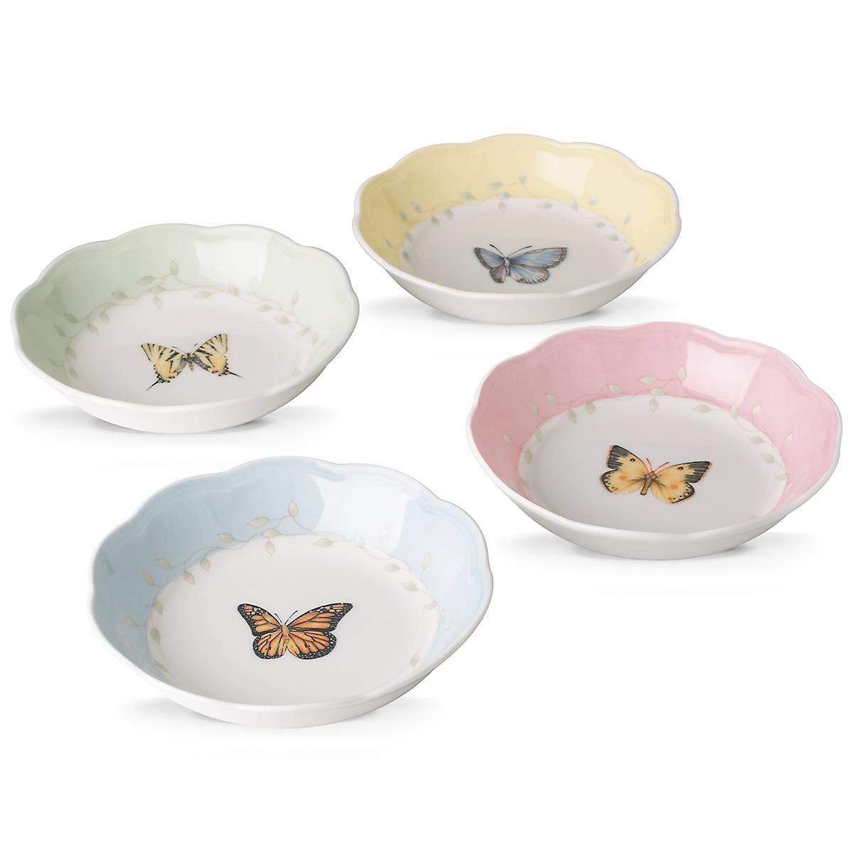 Butterfly Meadow Fruit Bowls Set 4 - Image 4