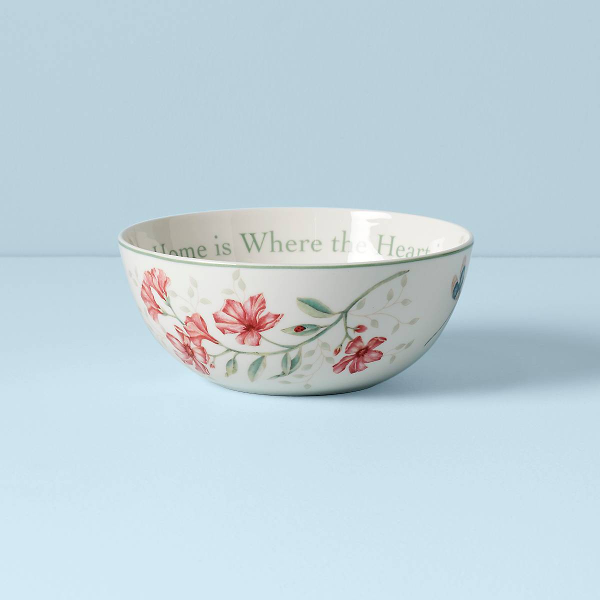 Alternative view of Butterfly Meadow "Home is Where The Heart is" Bowl