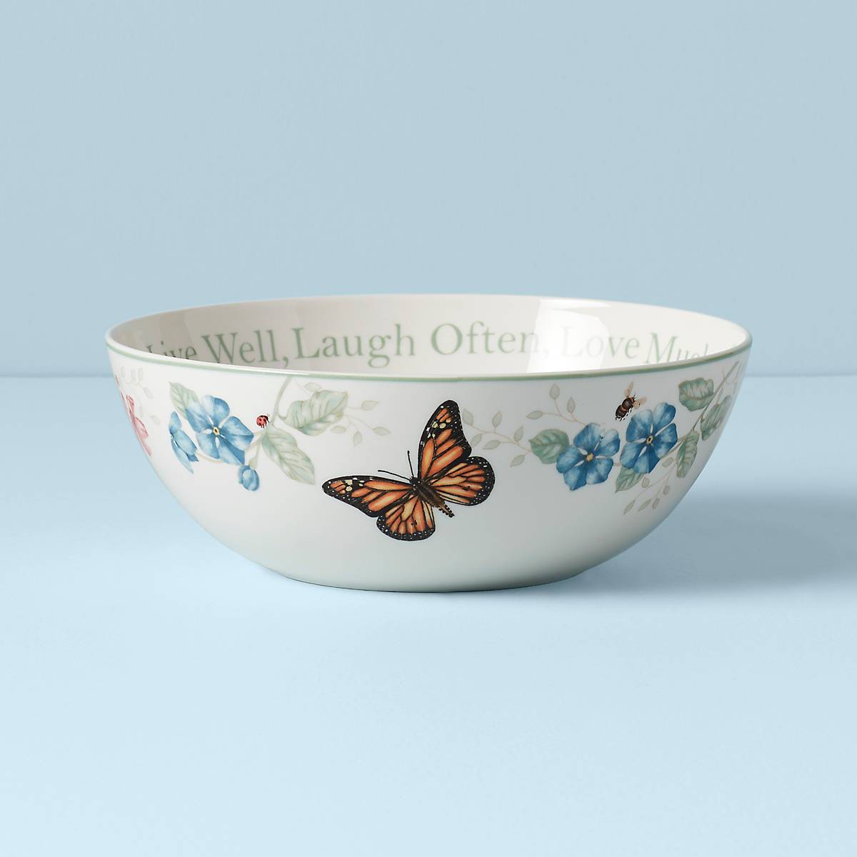 Alternative view of Butterfly Meadow Large Serving Bowl