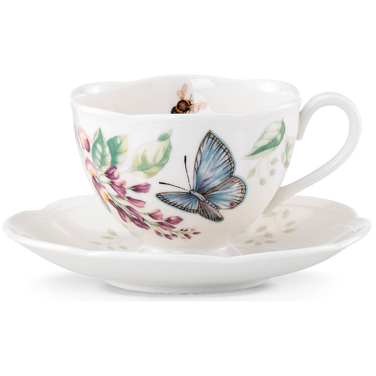 Alternative view of Butterfly Meadow Blue Cup & Saucer