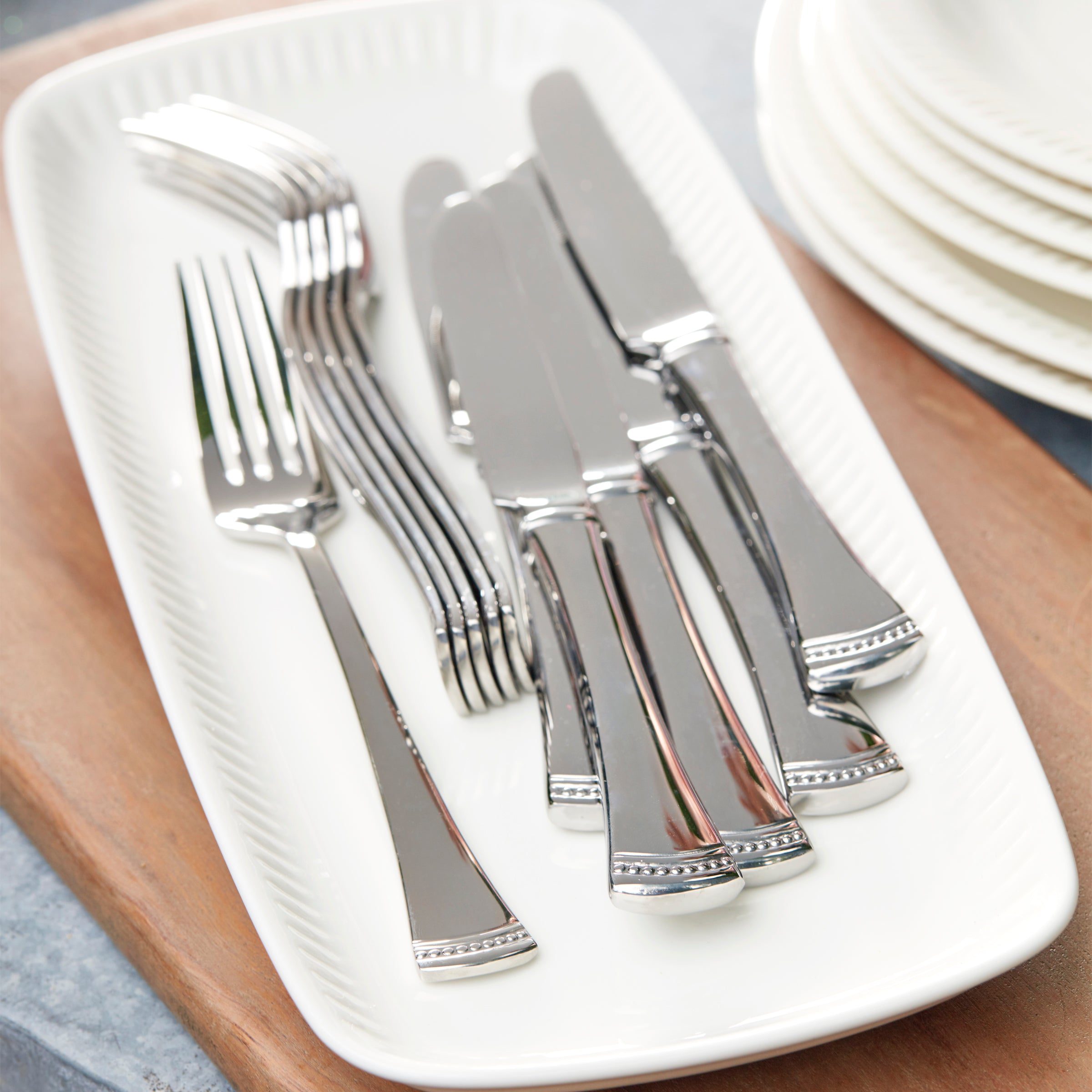 Portola Mirror 20 Piece Flatware Set - Image 6
