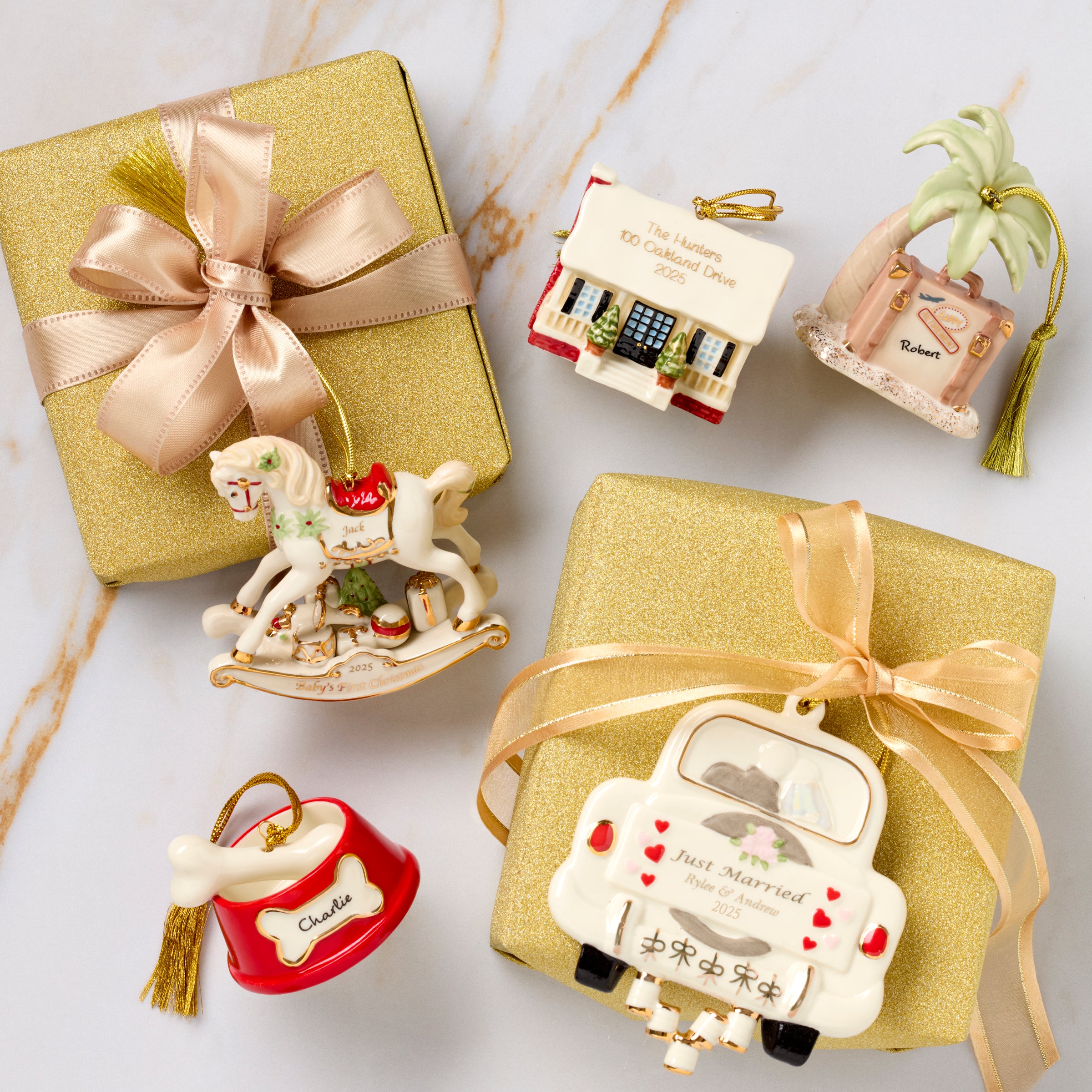 Alternative view of Personalized Retirement Ornament