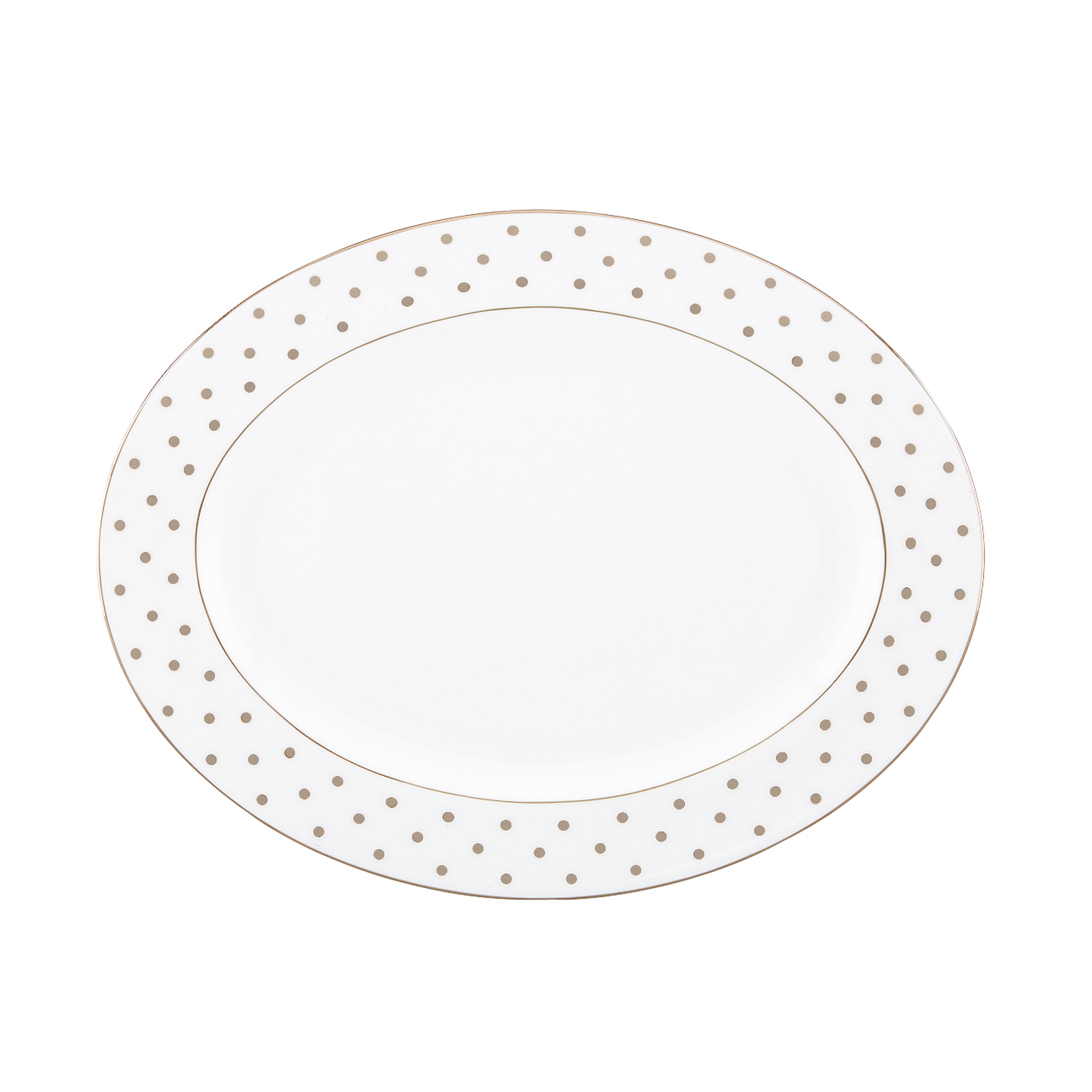 Larabee Road Platinum Oval Platter