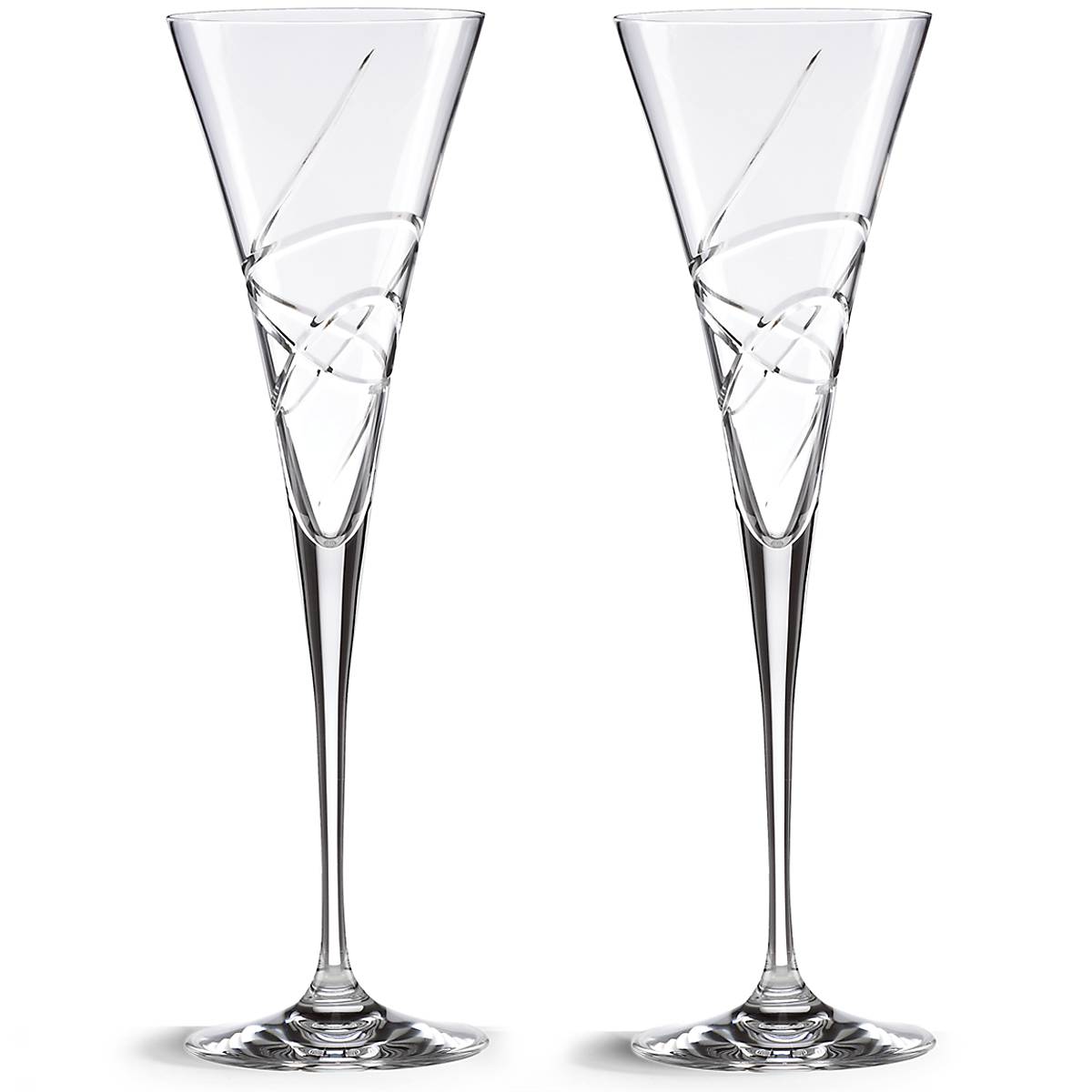 Adorn Crystal 2 Piece Toasting Flute Set