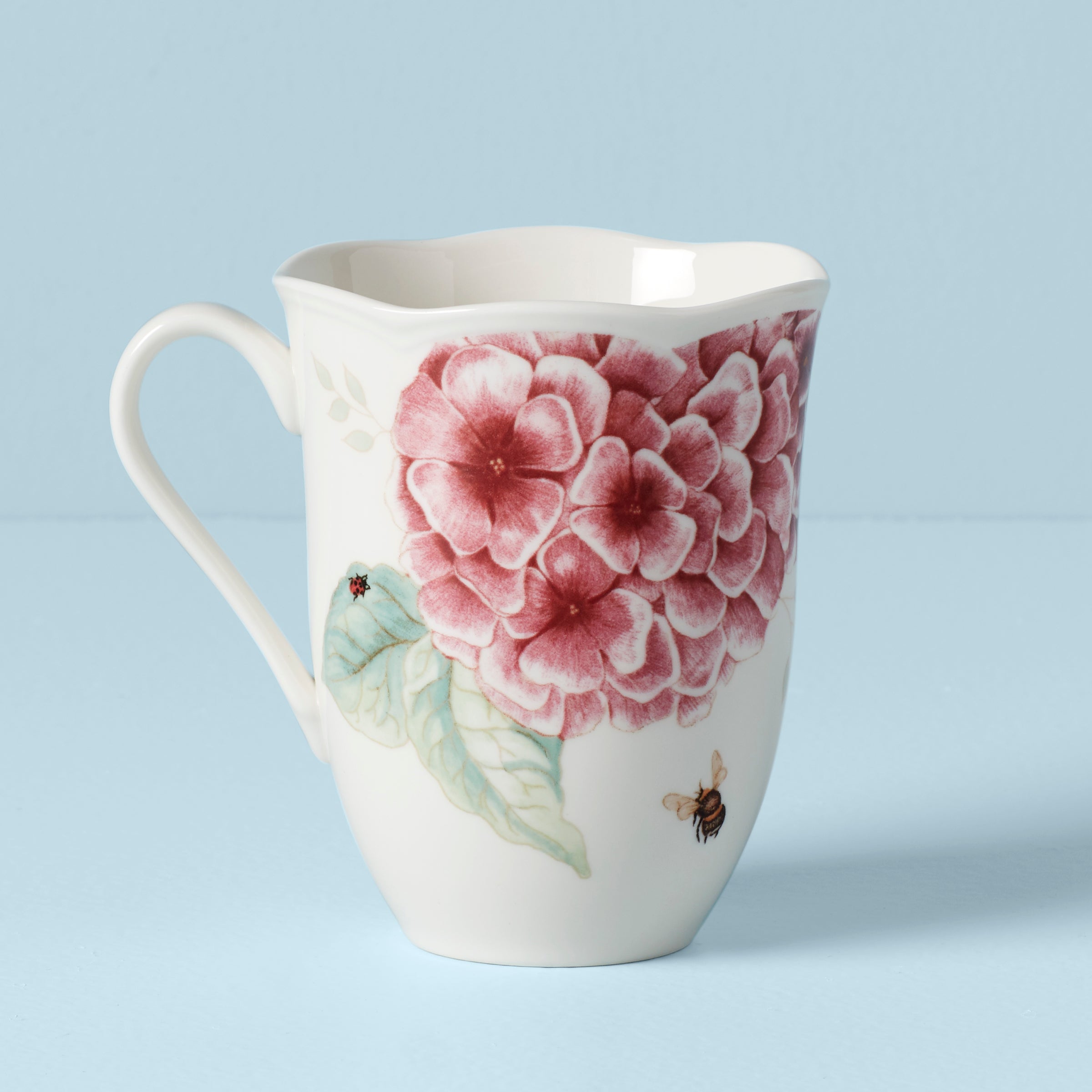 Alternative view of Butterfly Meadow Hydrangea Mug