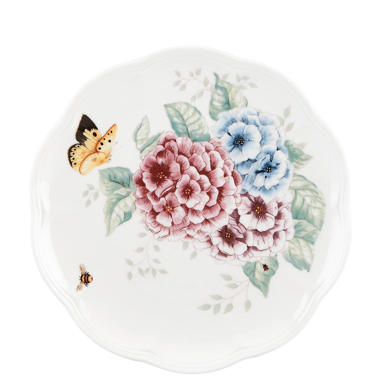 Butterfly Meadow Hydrangea 12 Piece Dinnerware Set - Image 4