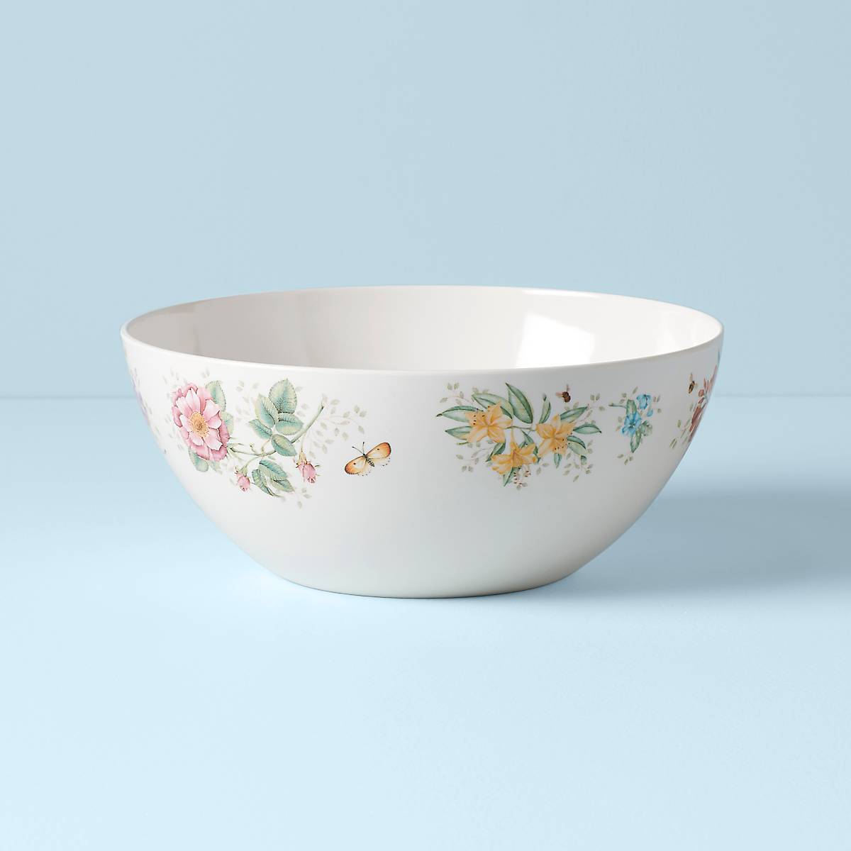 Butterfly Meadow Melamine Large Serving Bowl - Image 2