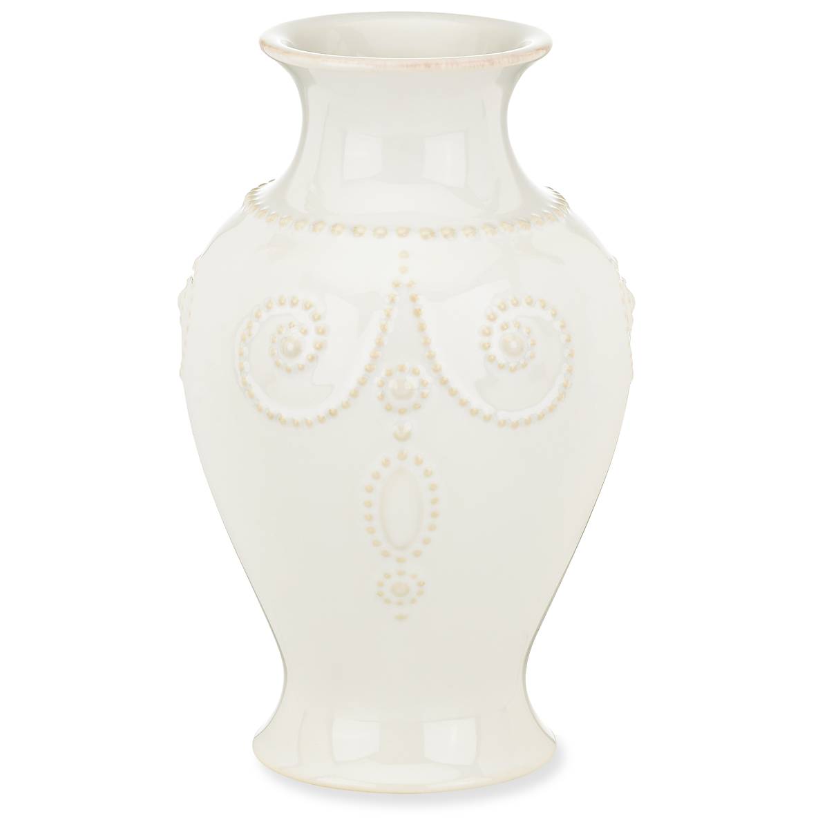 Alternative view of French Perle White Bouquet Vase