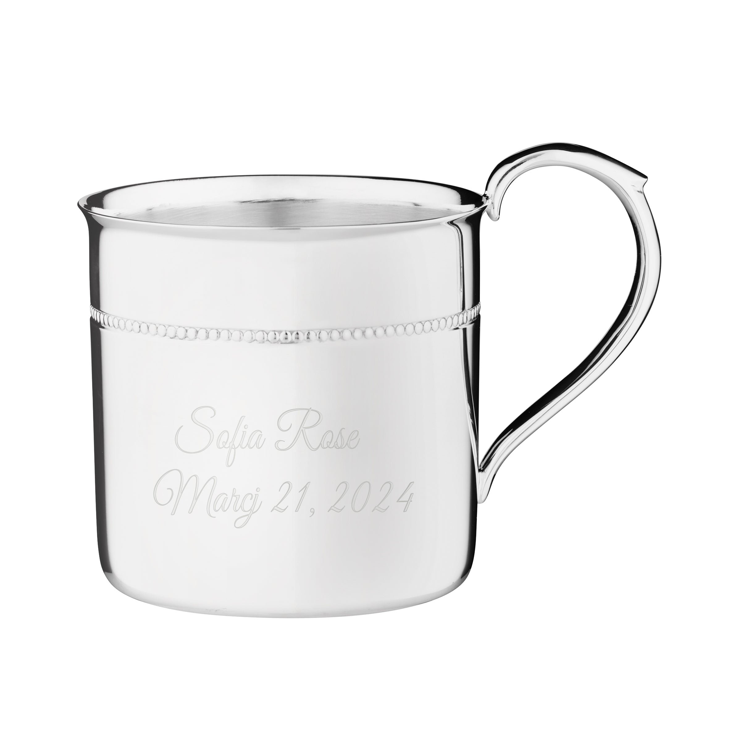 Personalized Royal Bead Baby Cup - Image 5