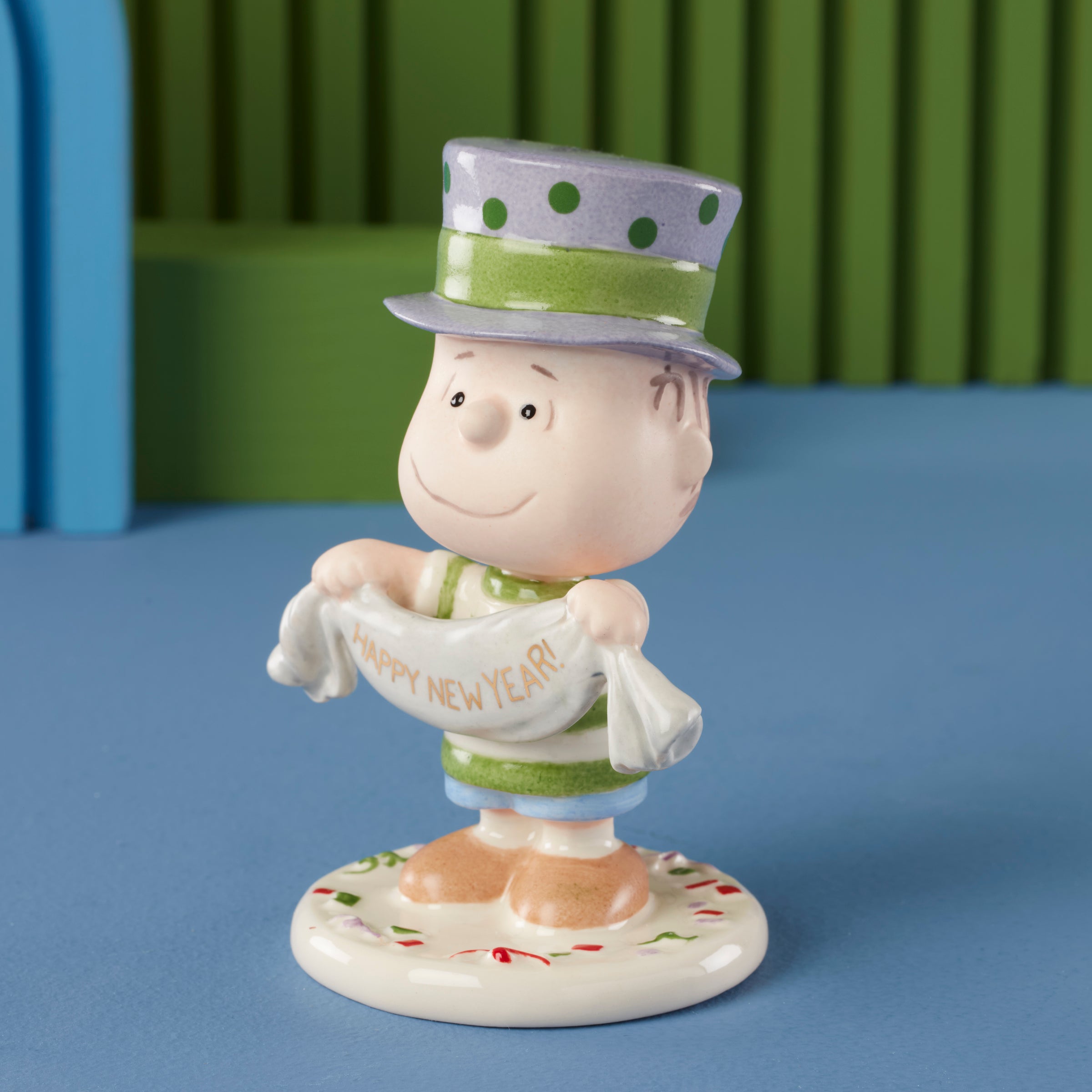 Peanuts 5 Piece New Year Figurine Set - Image 8