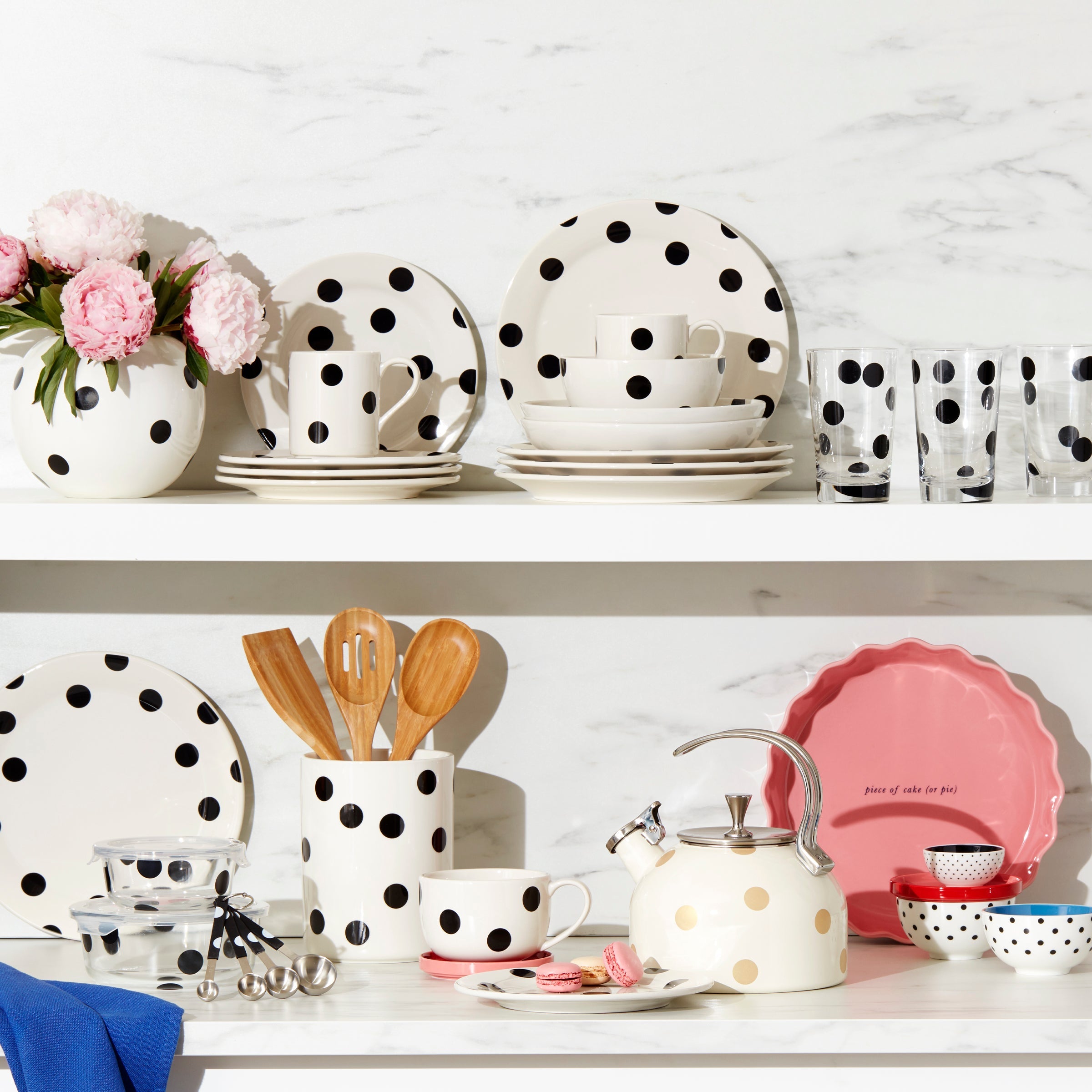 Alternative view of Deco Dot 12 Piece Dinnerware Set