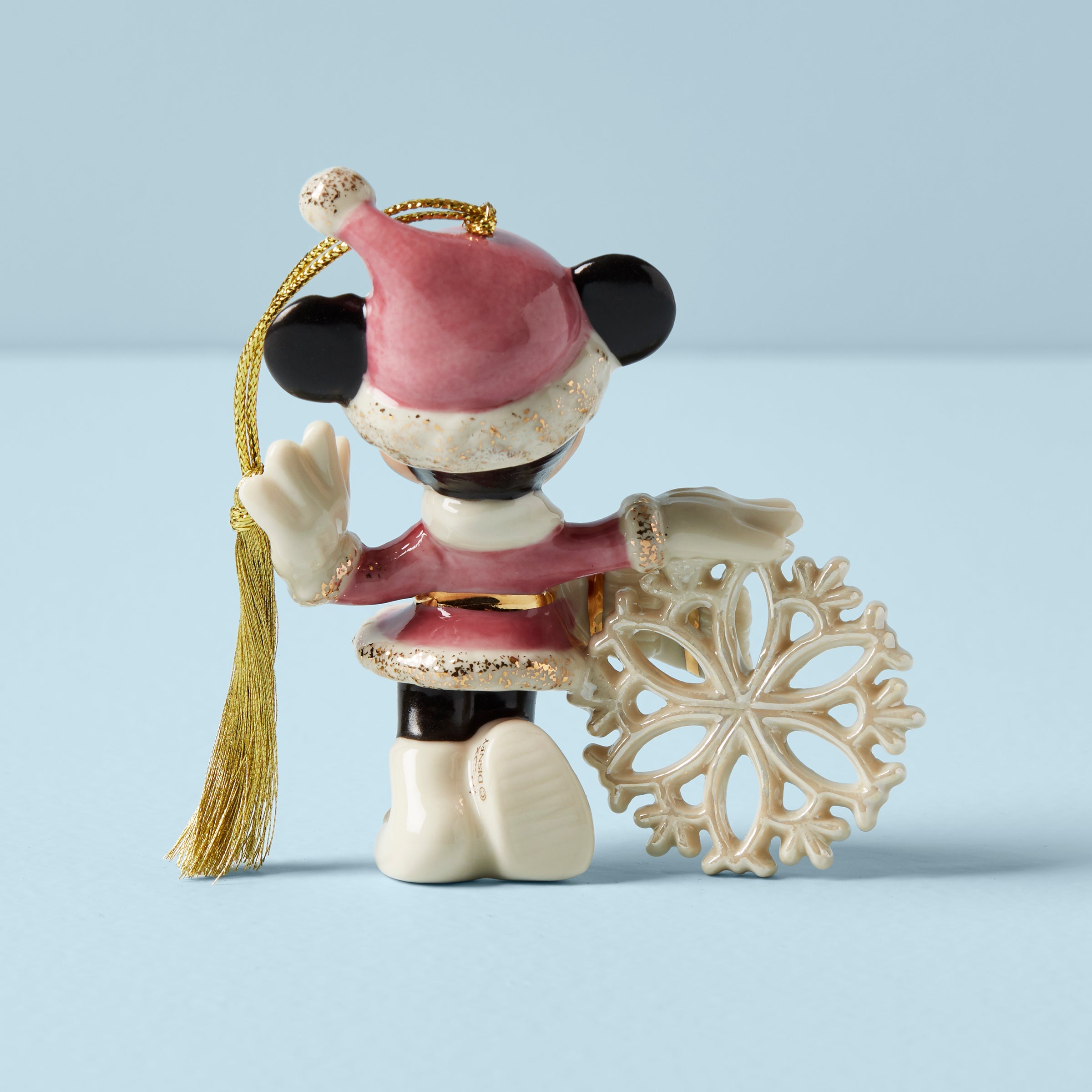 Alternative view of Personalized Minnie Mouse Snowflake Ornament