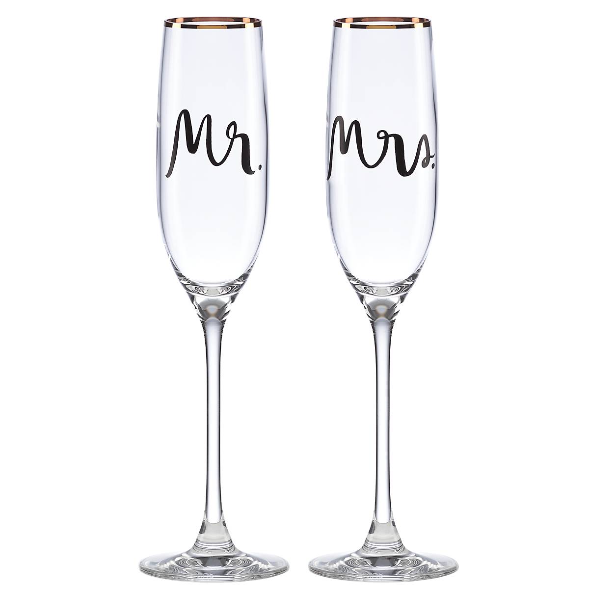 Bridal Party 2 Piece Champagne Flute Set