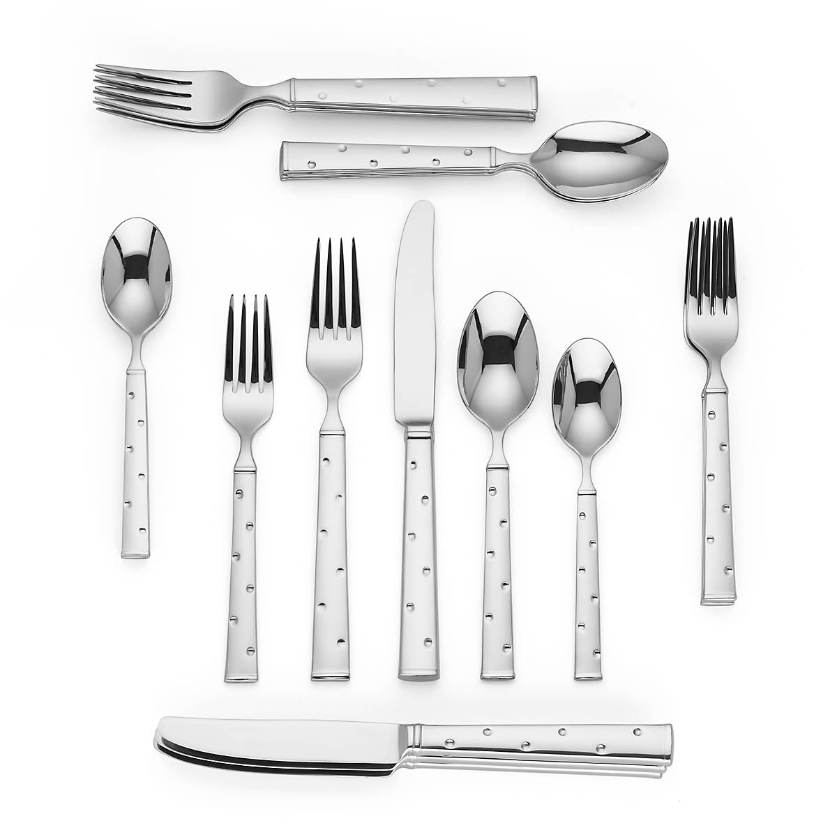 Larabee Dot 20 Piece Flatware Set - Image 2