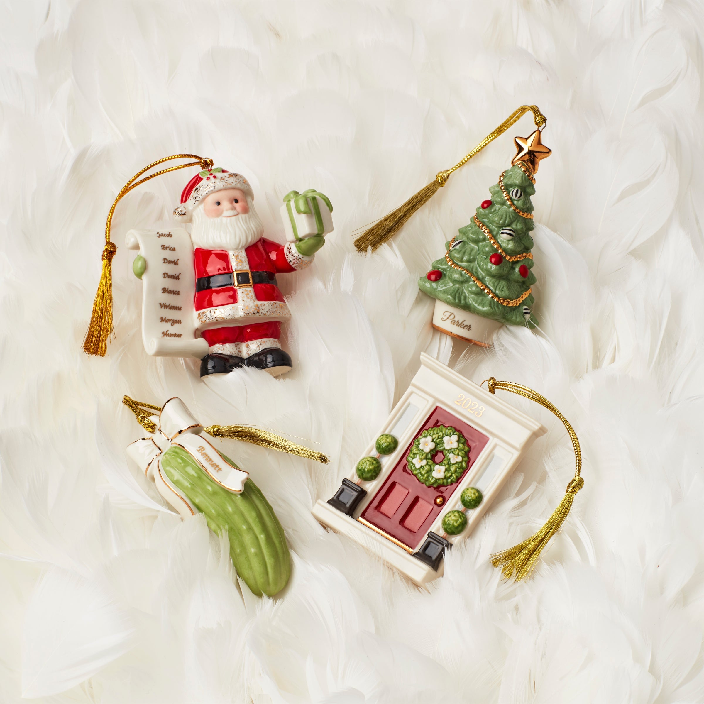Personalized Naughty & Nice Ornament - Image 3