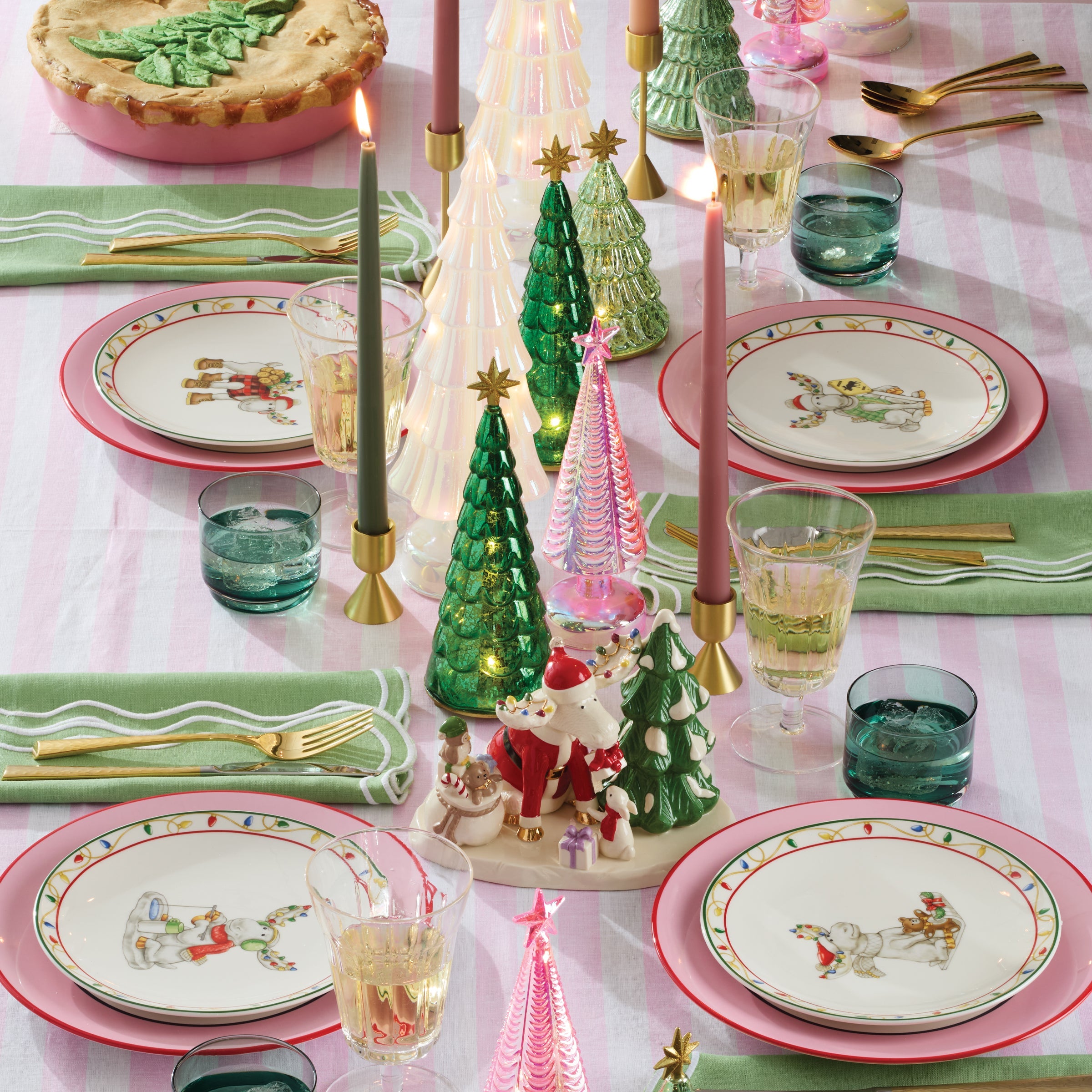 Alternative view of French Perle Tall Stem Glasses   Set Of 4