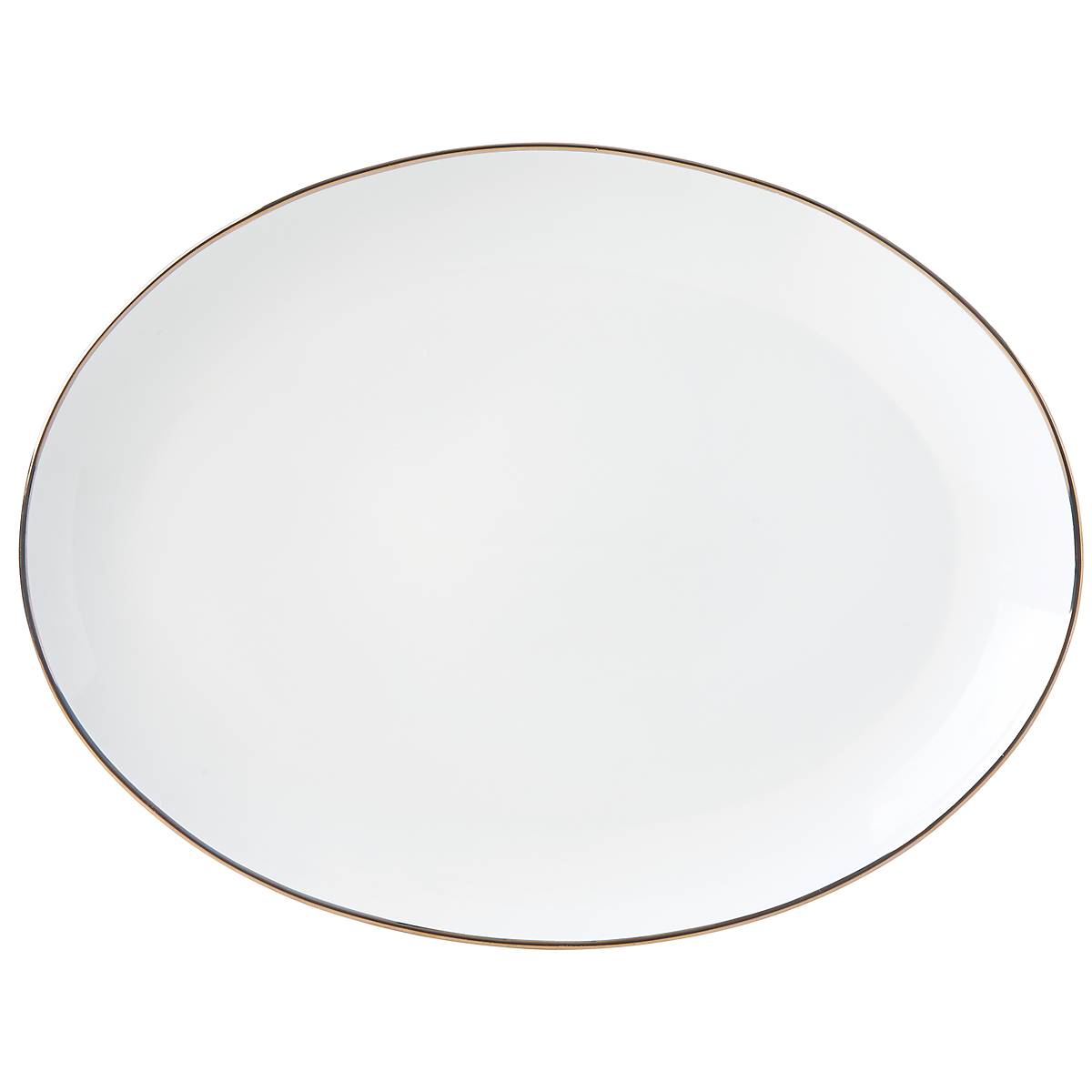 Alternative view of Trianna White Serving Platter