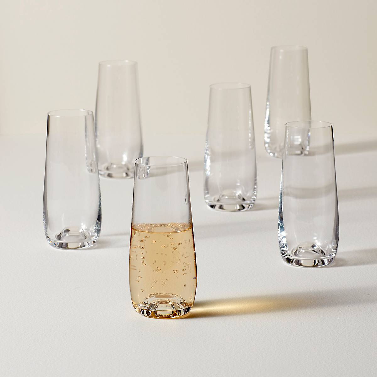 Alternative view of Tuscany Classics Stemless Flute Glasses   Set Of 6