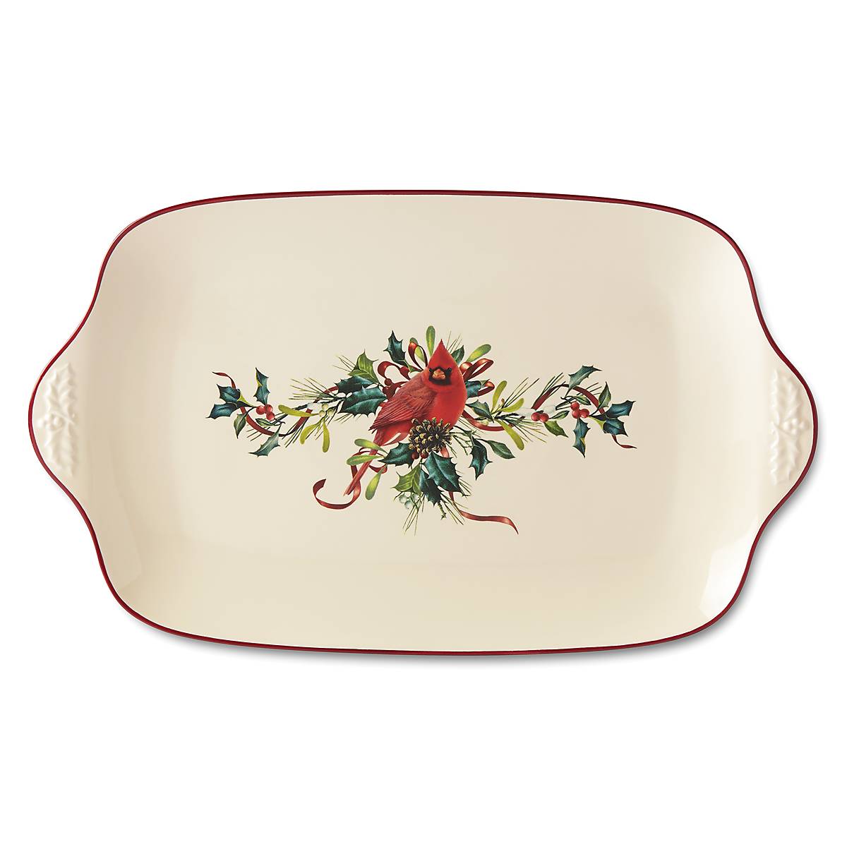 Alternative view of Winter Greetings Oversized Platter