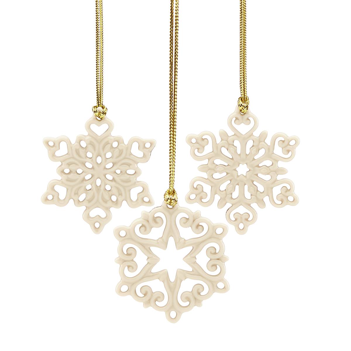 Mini Snowflake 3 Piece Ornament Set - Image 4