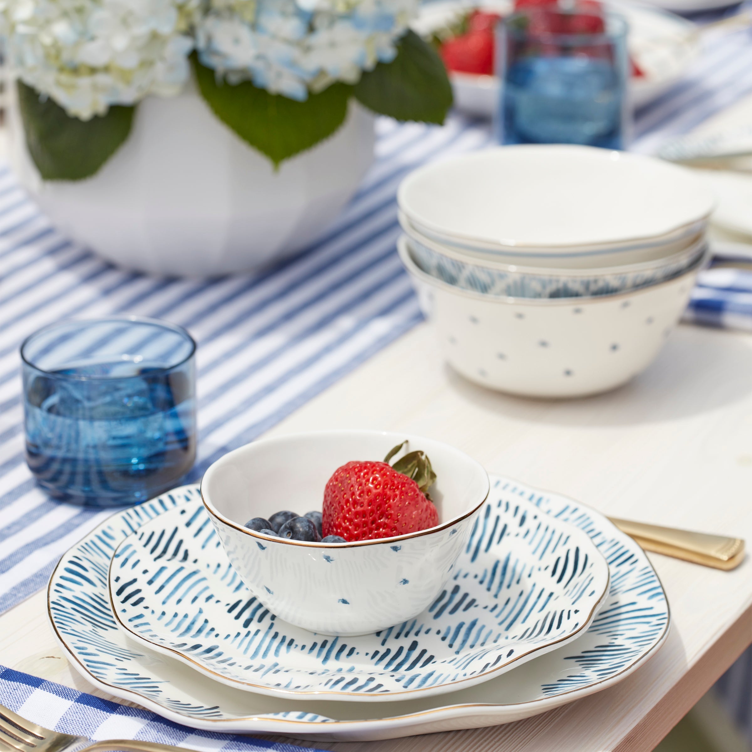 Blue Bay 12 Piece Dessert Set - Image 3