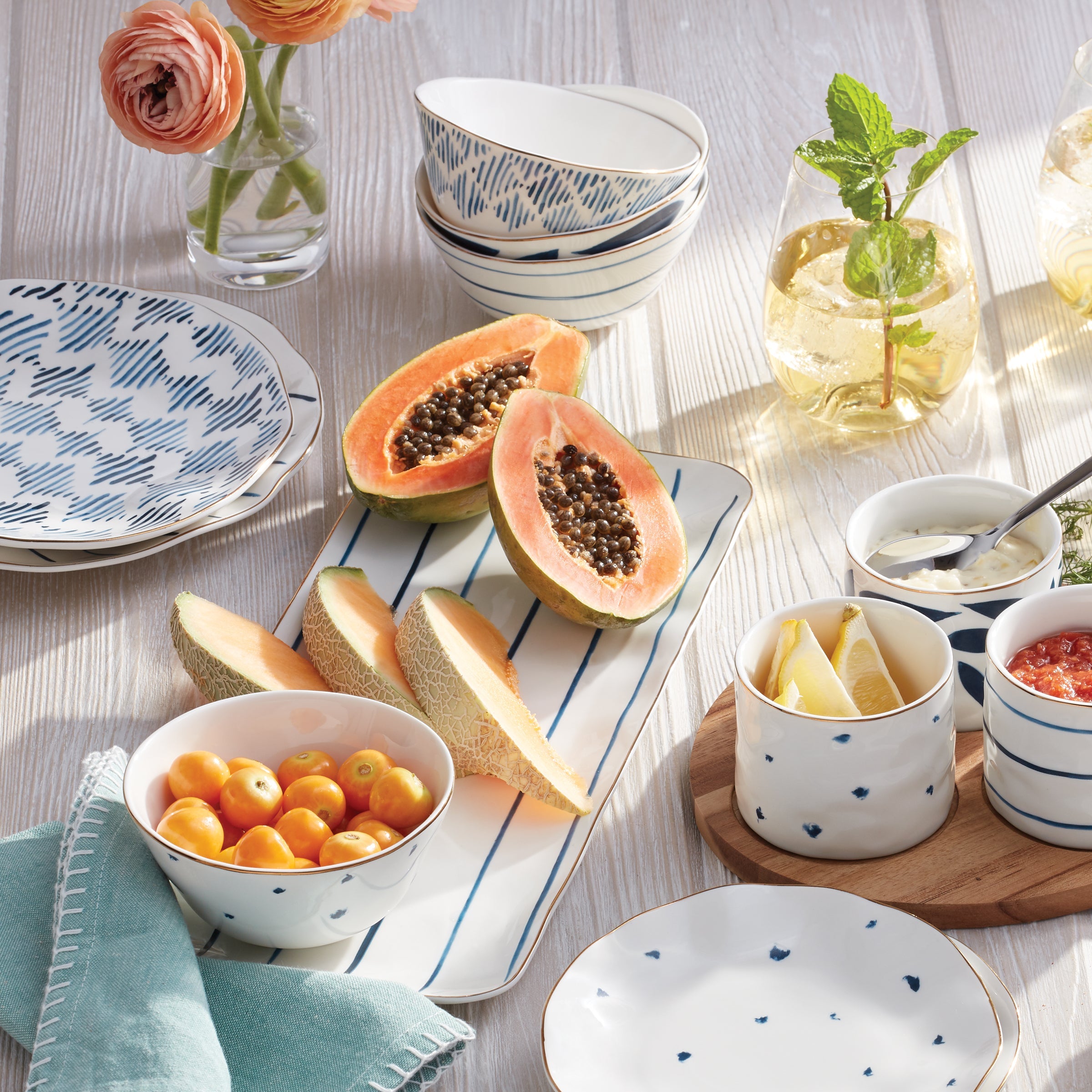 Blue Bay Dessert Bowls Set of 4 - Image 5