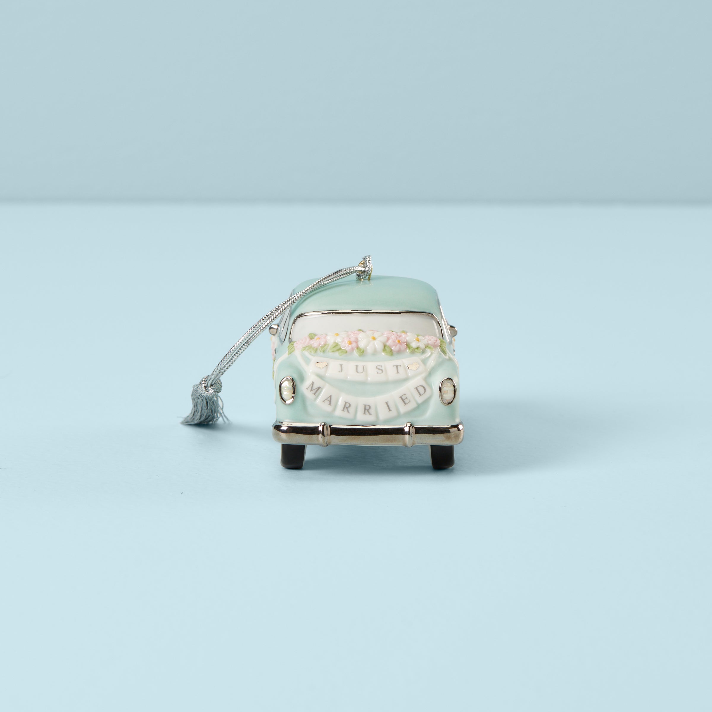 Personalized Just Married Car Ornament - Image 3