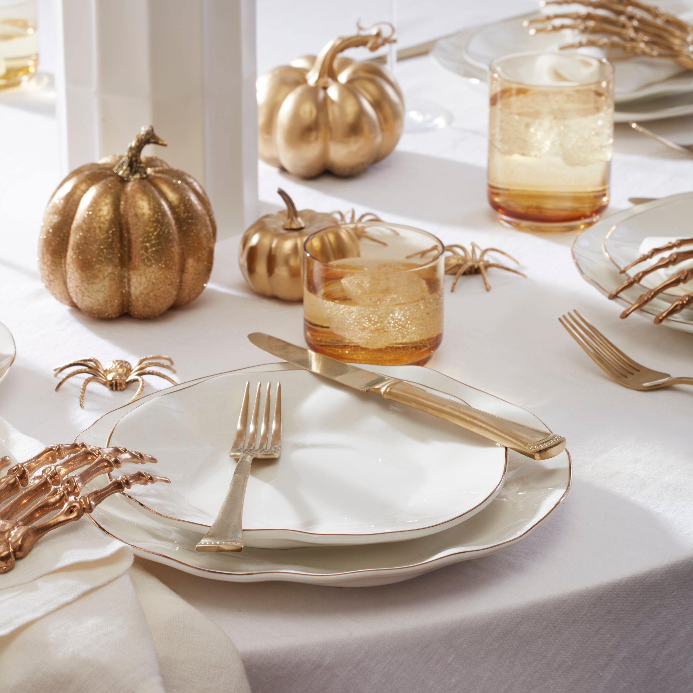 Blue Bay White 12 Piece Dinnerware Set - Image 4