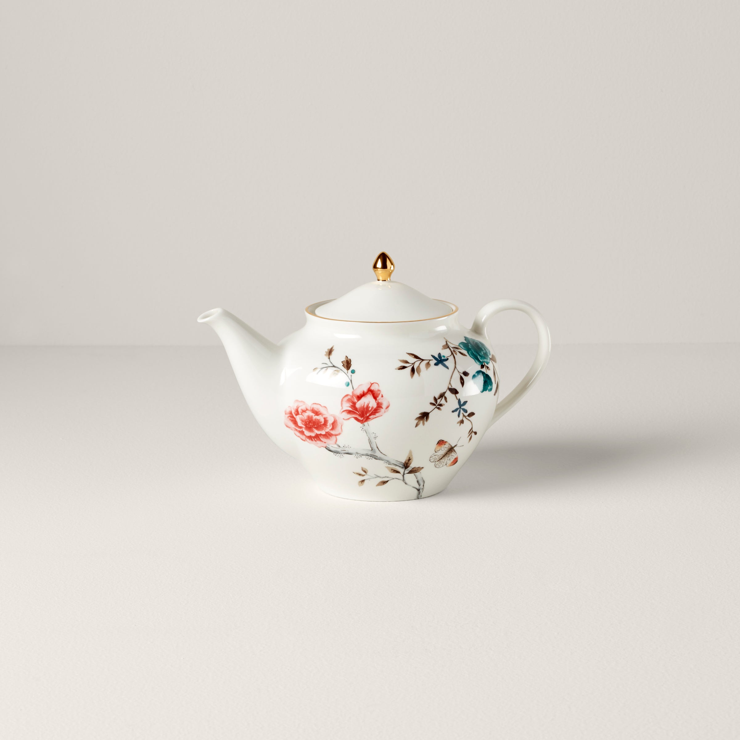 Sprig & Vine Teapot   White