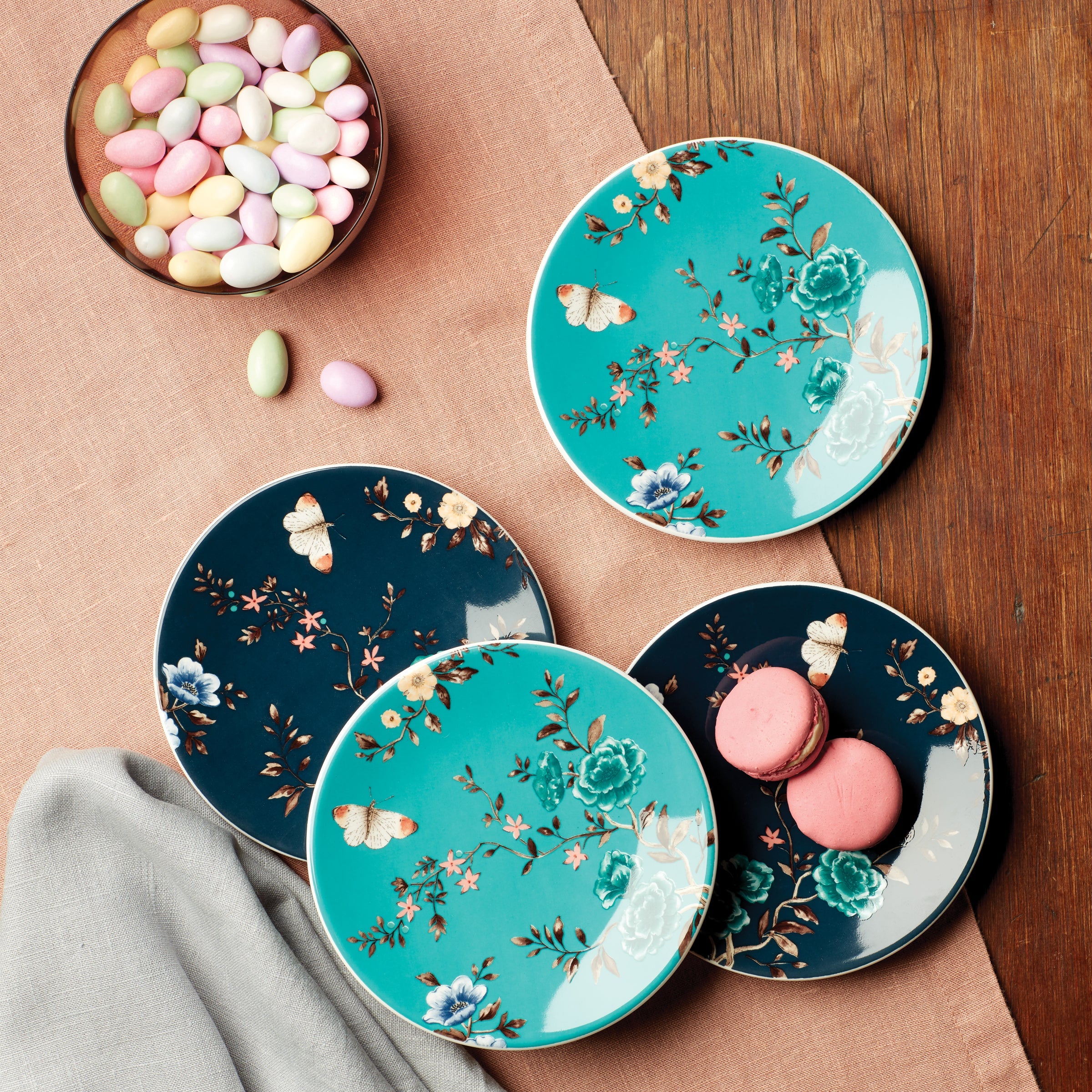 Sprig & Vine Tidbit Plates Set of 4 - Image 3