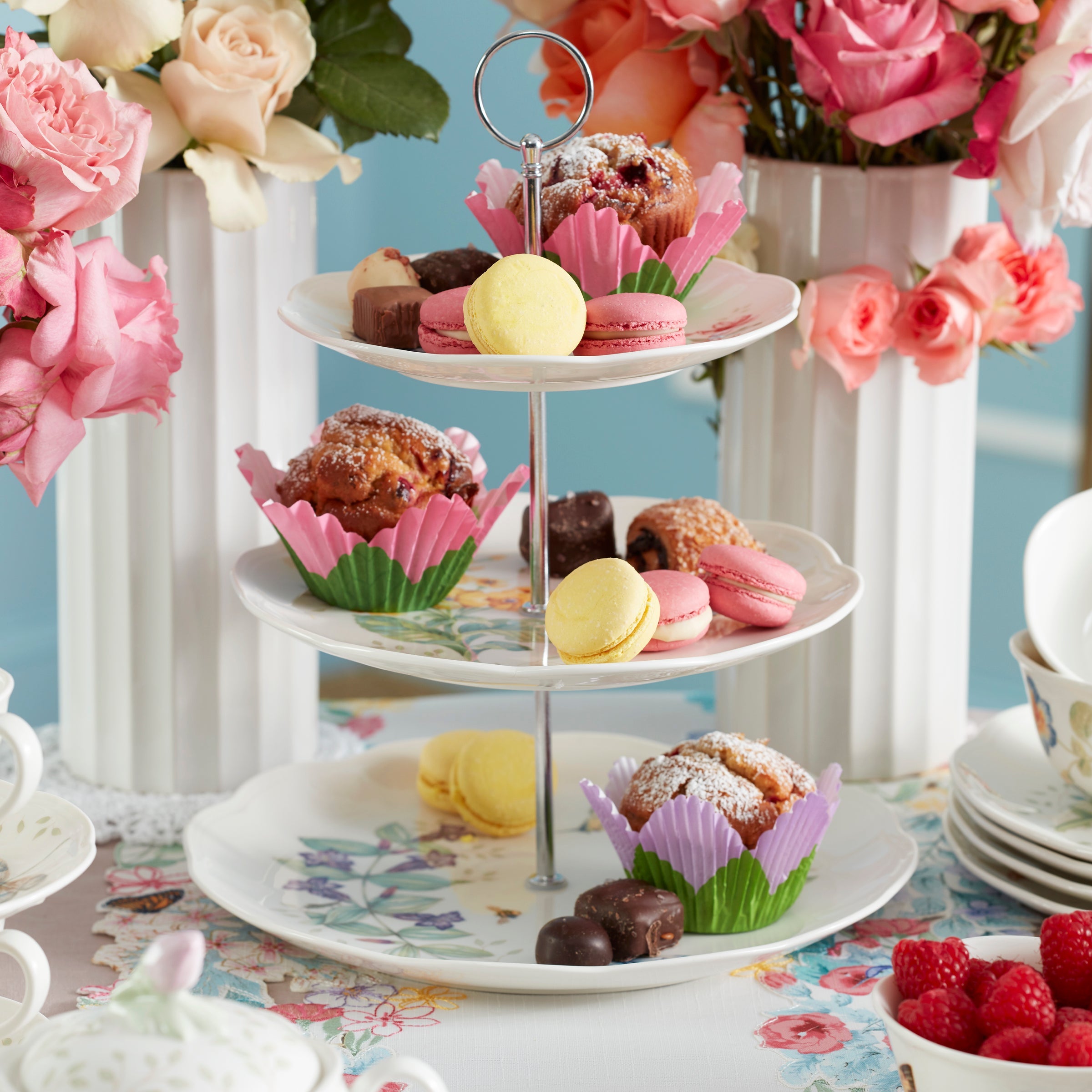 Alternative view of Butterfly Meadow 3 Tiered Server