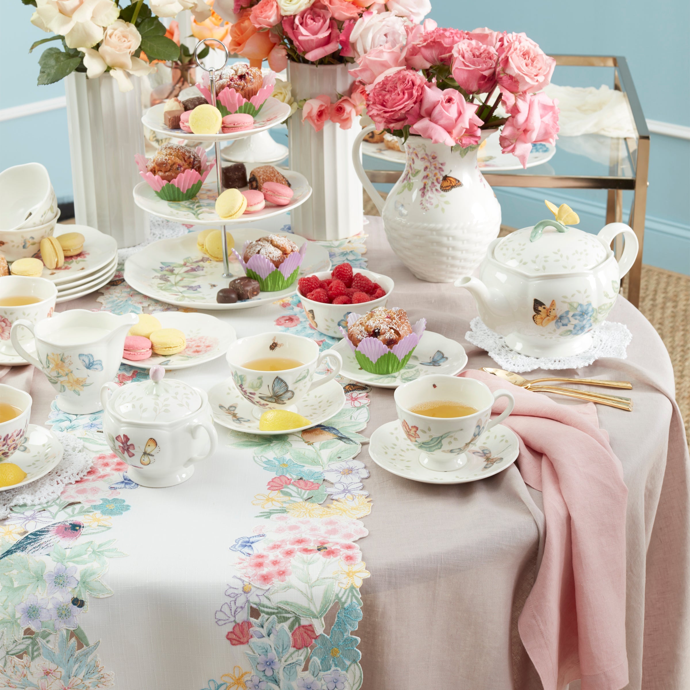 Alternative view of Butterfly Meadow Flutter Table Runner