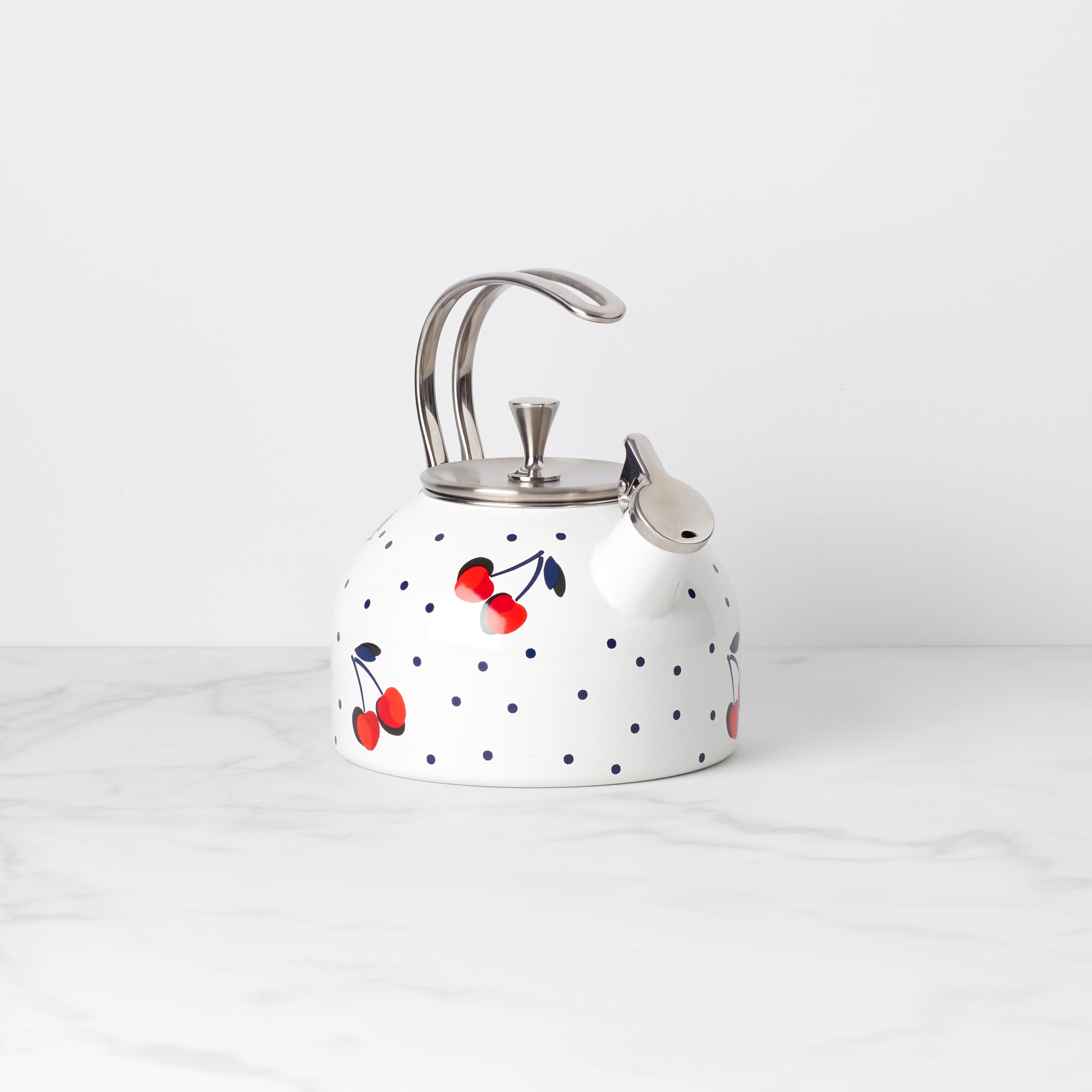 Alternative view of Vintage Cherry Dot Tea Kettle