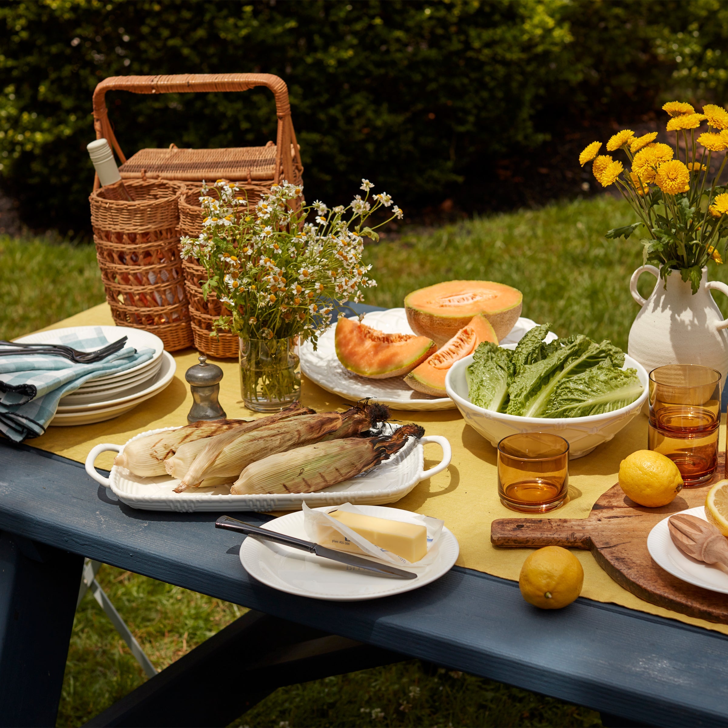 Profile White Dinner Plates Set of 4 - Image 2