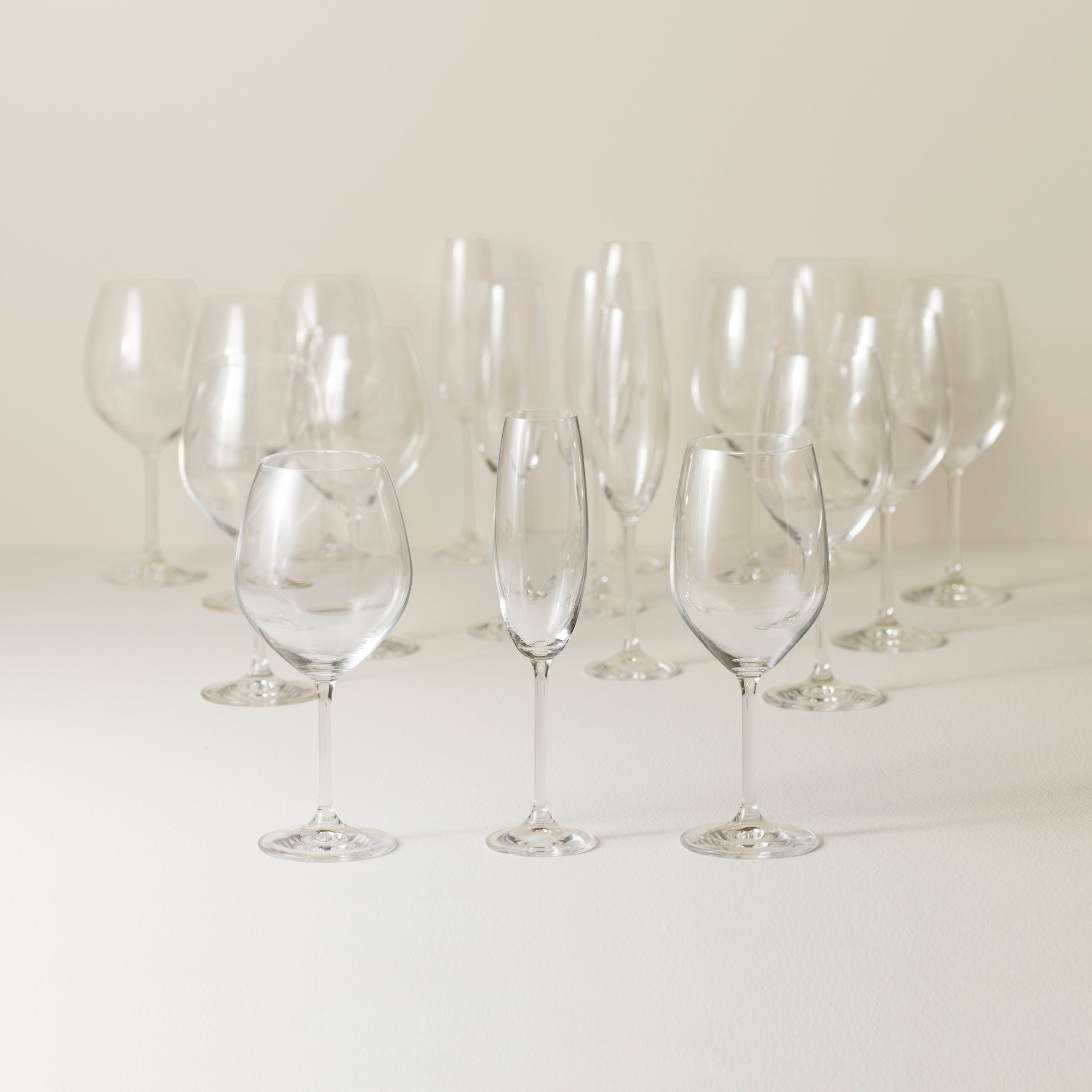 Tuscany Classics Mixed Wine Glasses Set Of 18