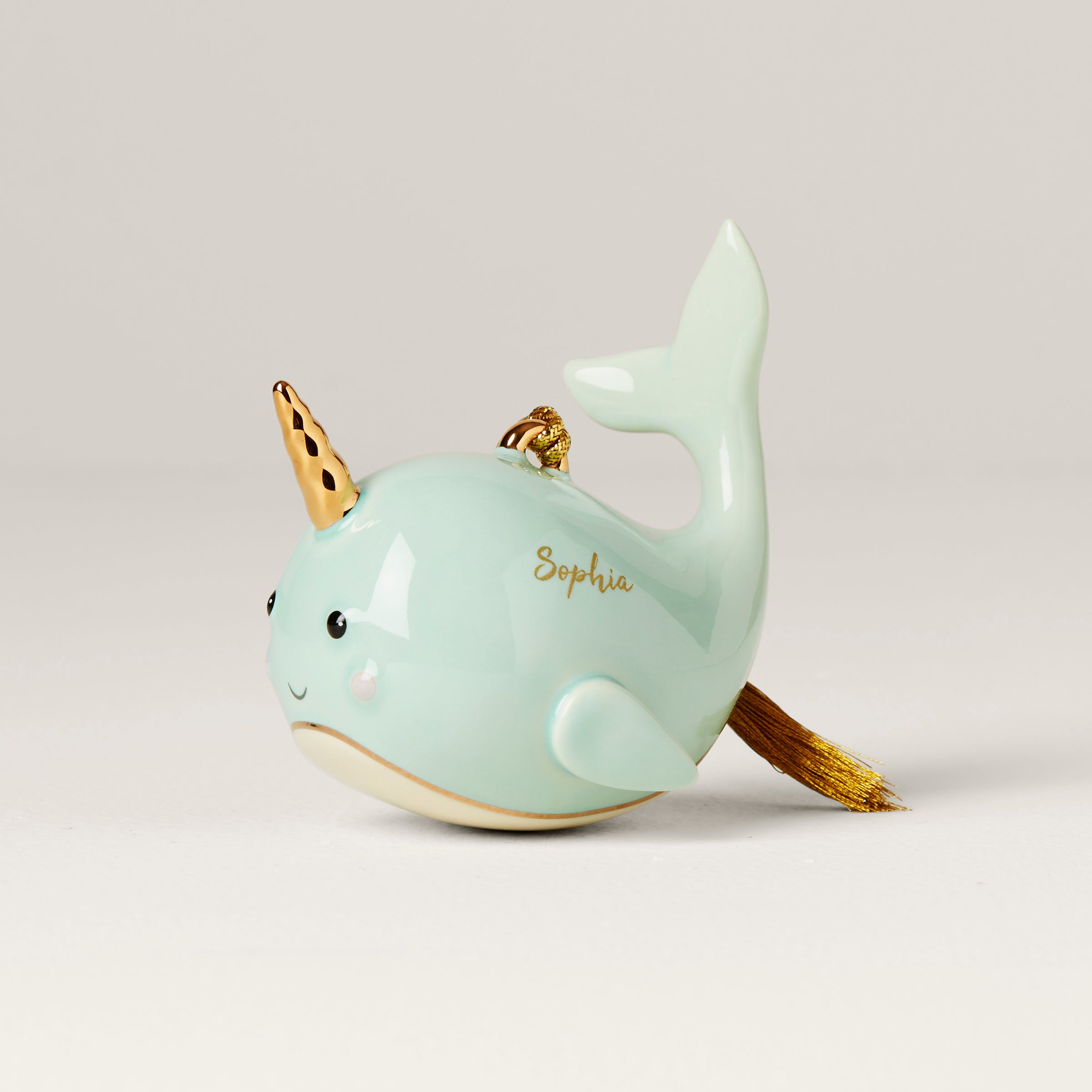 Personalized Narwhal Ornament